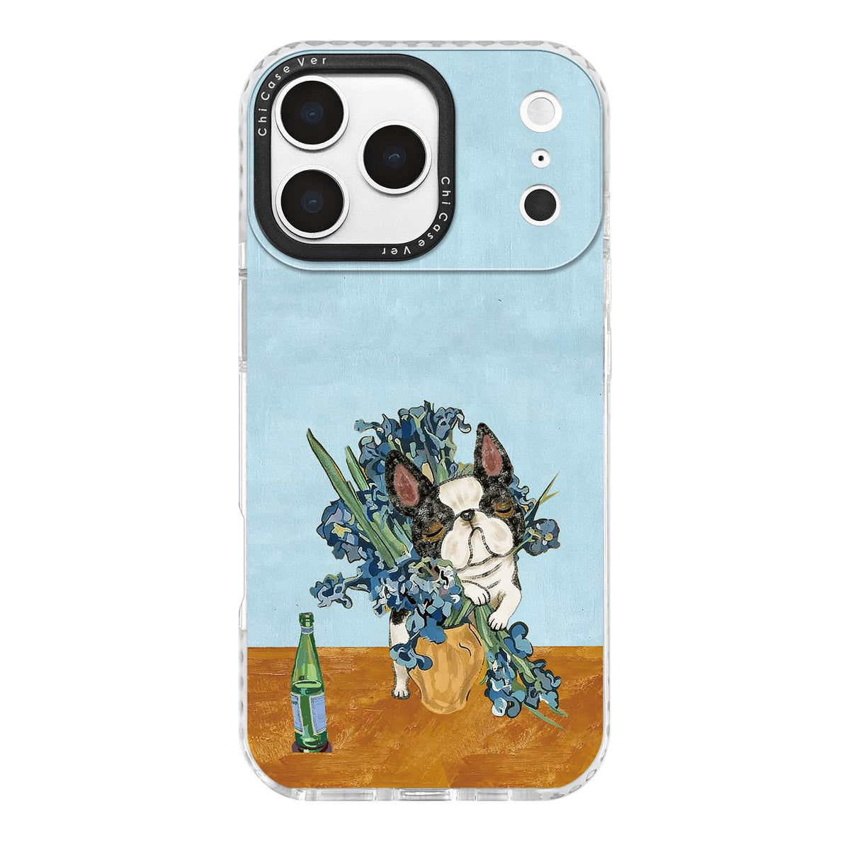 for iPhone 13 & iPhone 14 Case, Watercolor Siamese Cat Daisy Pattern with Blue Eyes, Military-Grade Drop Protection, Cute Pet Soft TPU Protective Cover with Camera Control for Girls Teens