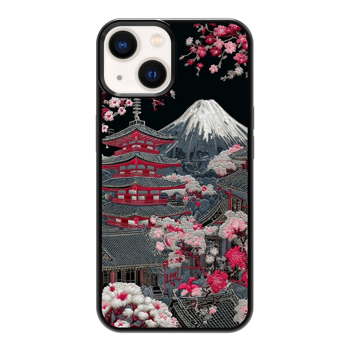 Nature Stained Glass Green Forest Tree Sunlight Phone Case, Shockproof Protective Cover for iPhone 11 12 13 14 15 16 17 Pro Max Plus Mini XR 7 8 SE