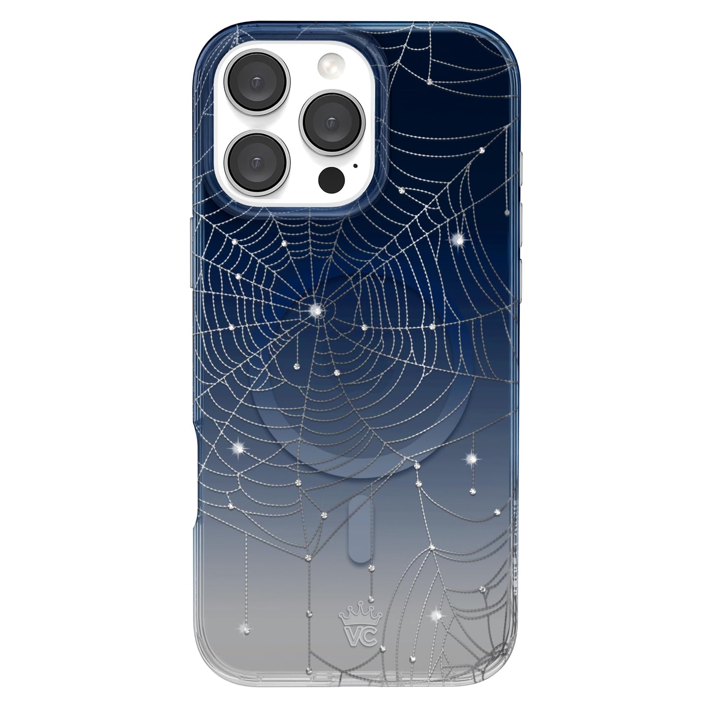 VELVET CAVIAR Christmas Phone Case for iPhone 16 - Compatible with MagSafe [10ft Drop Tested] - Holiday Peppermint Glitter Winter Theme