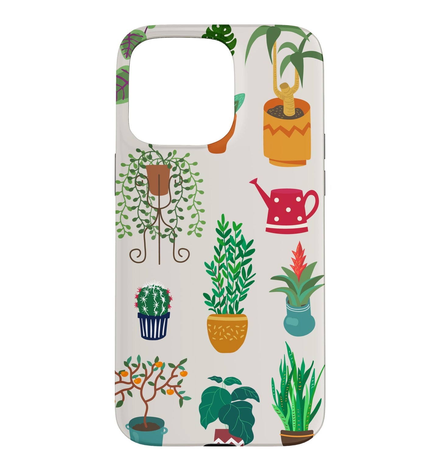 Indoor and Outdoor Plant Illustrations | Boho Nature Art Case for iPhone 16