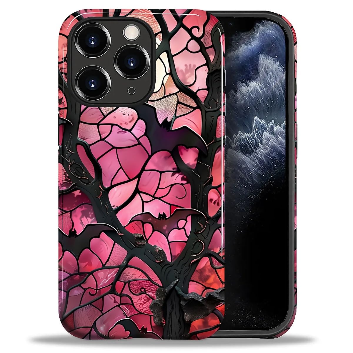 CARLOCA Case for iPhone 16 Pro,Vintage Cat Animal Pet Lover Collage Design Hybrid Dual Protection Soft TPU + Hard PC, Shockproof & Anti-Scratch Cover Men Women Stylish Protective Phone Case