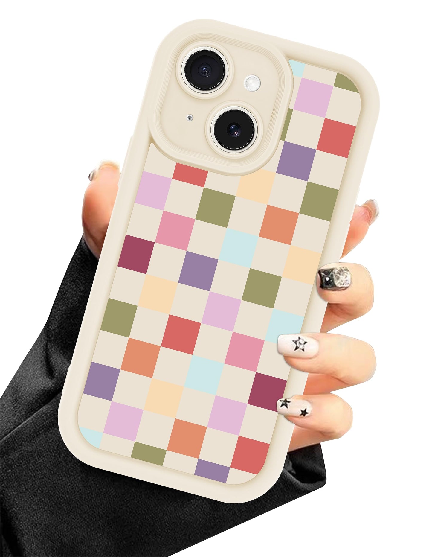 Black Cat Phone Case for iPhone 17 | Cute Animal Aesthetic Design, Soft Silicone, Slim Fit Protection Shockproof Protective Cover for Women Girls
