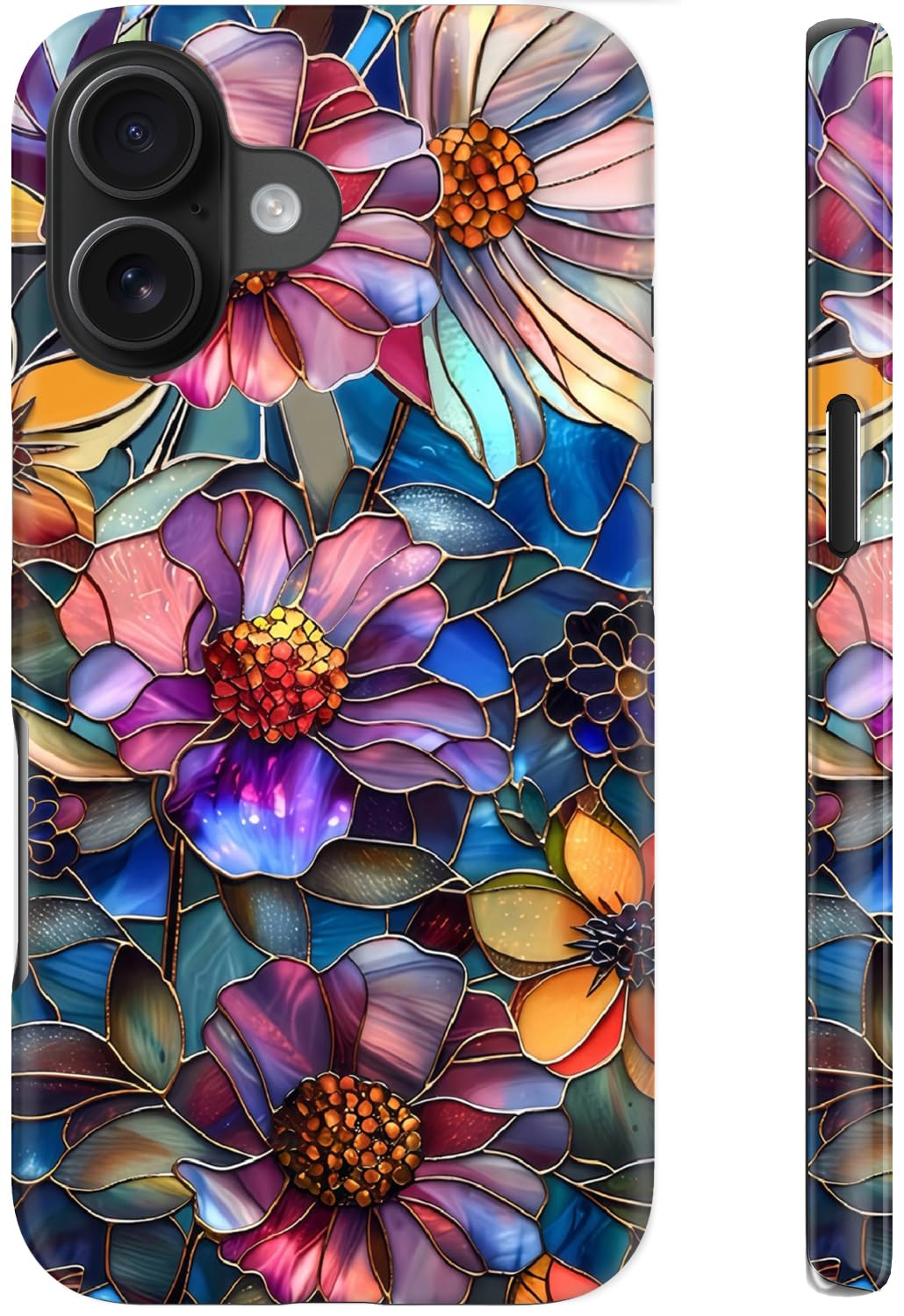 Goodon for iPhone 15 Pro Max Case, Cute Preppy Floral, MagSafe Compatible | Dual-Layer Hard Shell & Silicone, Wireless Charging, Slim Fit Phone Cover with Wildflower Designs for Women Girls