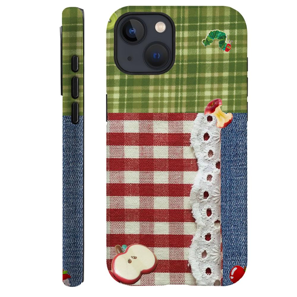Compatible with iPhone 15 Pro,Durable & Shockproof Phone Case Cover Design - Christmas Retro Doodle