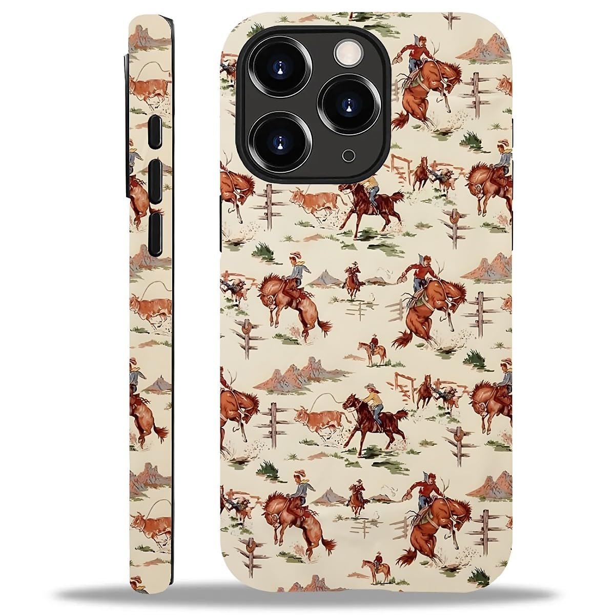 Case for iPhone 16 Pro Max,Aesthetic Frog Pond Splice Exquisitely Pattern Double Protective Phone Cover Cases Soft Silicone for iPhone 16 Pro Max