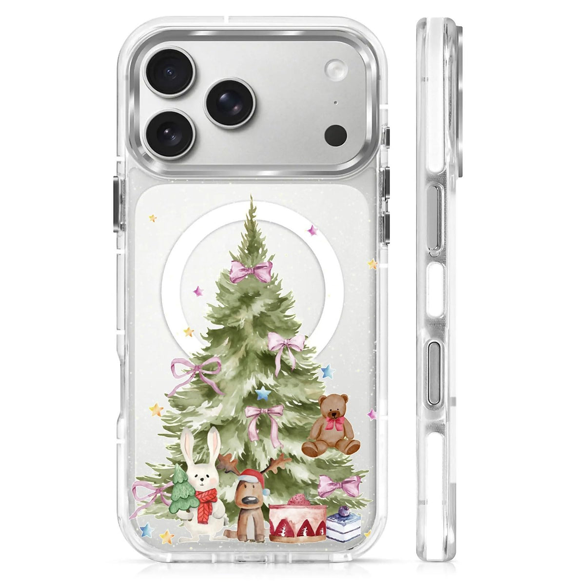 for iPhone 15 Case,Compatible with MagSafe,The Transparent TPU Silicone Protects The Phone Case from Drops, Slips and Fingerprints.Blue Ocean Whale Shark Octopus Turtle Collage