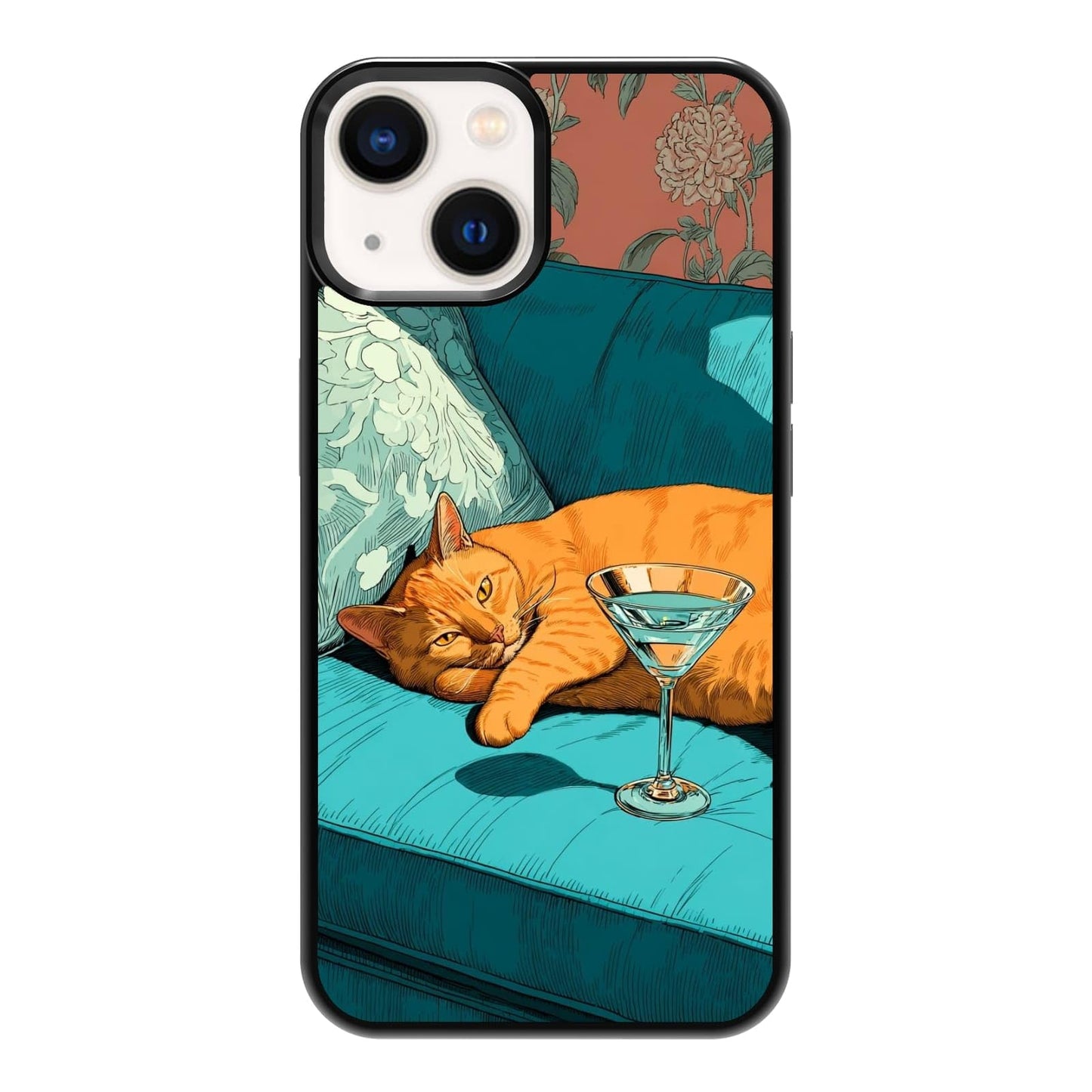 Nature Stained Glass Green Forest Tree Sunlight Phone Case, Shockproof Protective Cover for iPhone 11 12 13 14 15 16 17 Pro Max Plus Mini XR 7 8 SE