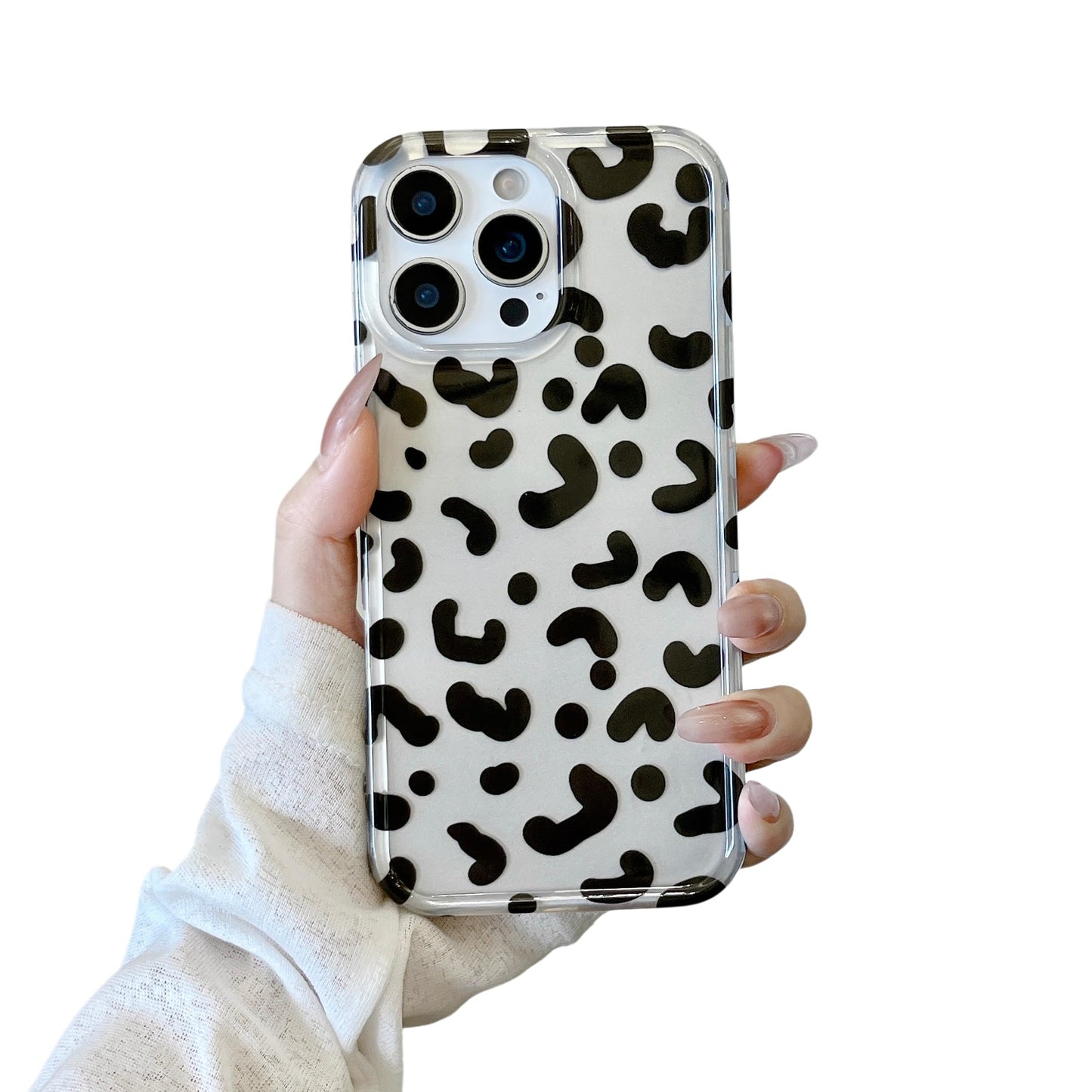 for iPhone 17 Pro Glitter Leopard Print Phone Case, Sparkly Cheetah Animal Pattern Clear Soft TPU Shockproof Protective Cover for Women Girls (Zebra Stripe, for iPhone 17 Pro)