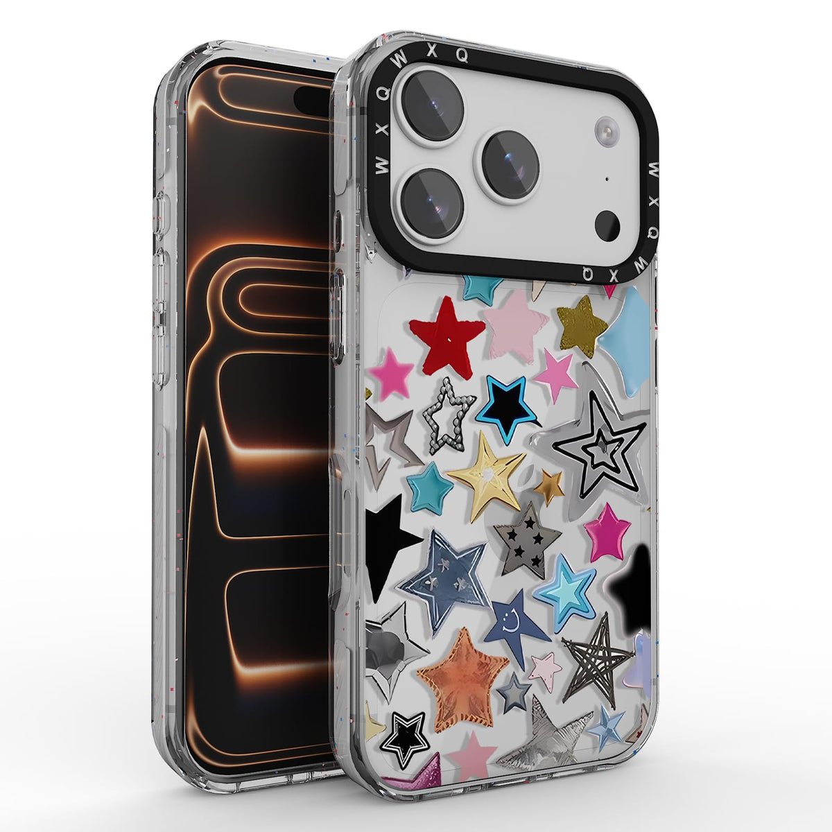 for iPhone 16 pro max Graffiti of Cartoon Animal Clear Phone Case | TPU+PC Premium Painted Anti-Drop Phone Case Superior Shock Absorption Military-Grade Drop Protection cover
