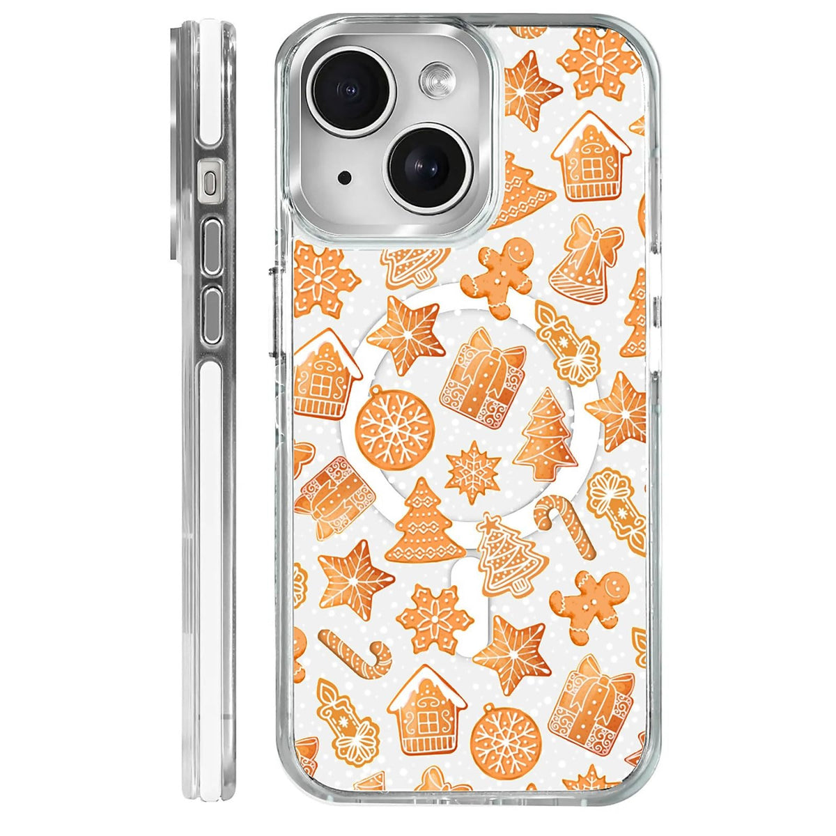 for iPhone 15 Case,Compatible with MagSafe,The Transparent TPU Silicone Protects The Phone Case from Drops, Slips and Fingerprints.Blue Ocean Whale Shark Octopus Turtle Collage