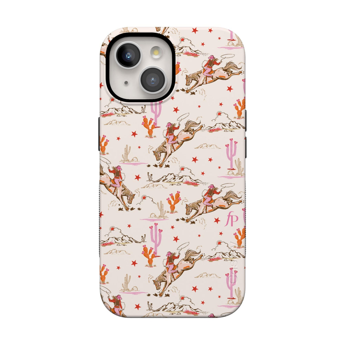 Casely iPhone 15 Case | Hanging Around | Potted Plants Floral | Bold Protective Design | Compatible with MagSafe