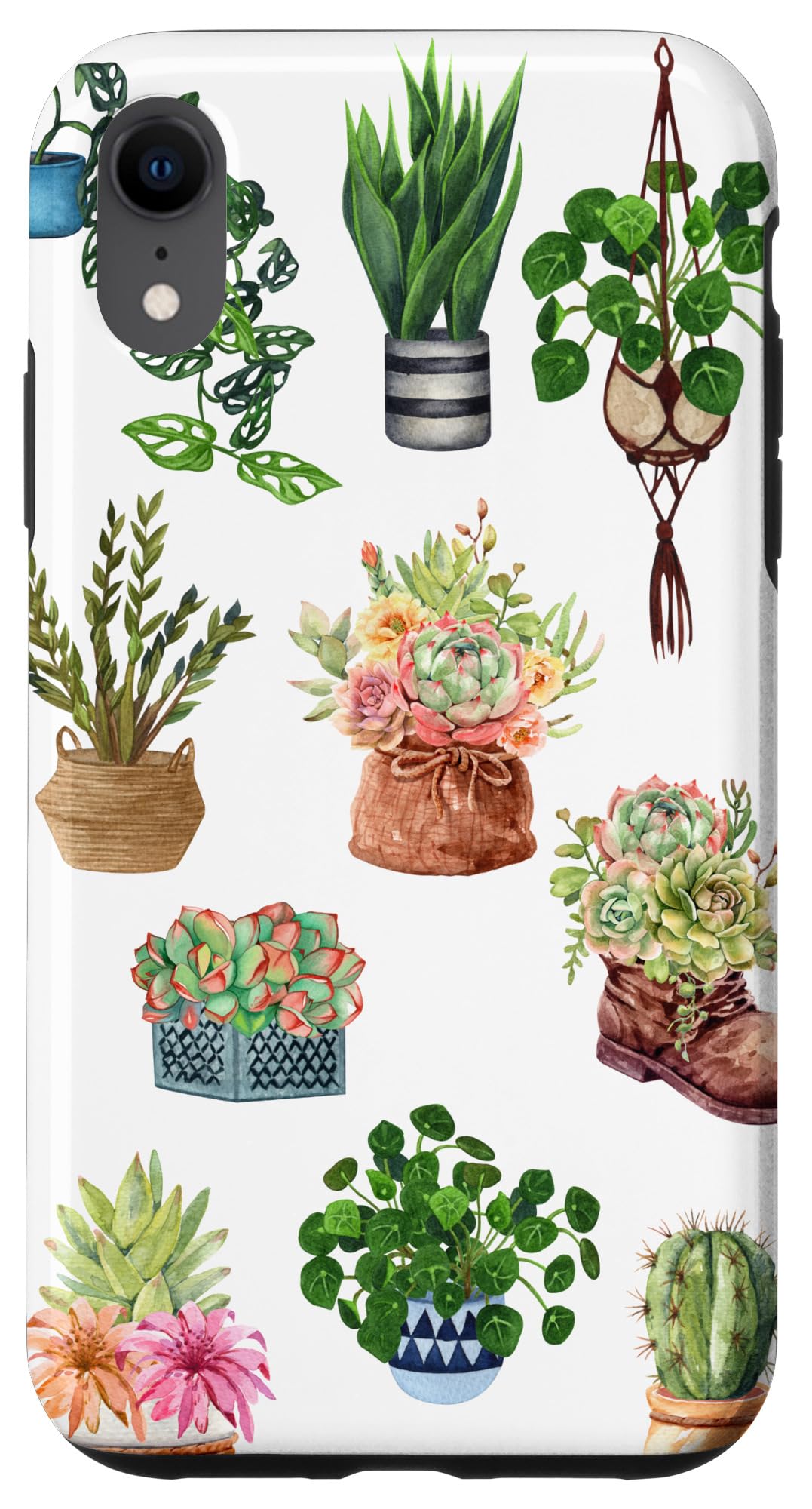 iPhone 14 Boho Indoor and Outdoor Plant Lover Succulent Cactus Nature Case