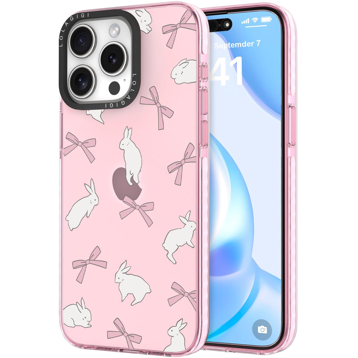 for iPhone 15 Pro Case for Women, Cute Pet Cat Cartoon Art Animal Print Girly Design Kawaii Aesthetic Cartoon Pattern for Girls Teens Soft TPU Phone Case (6.1")