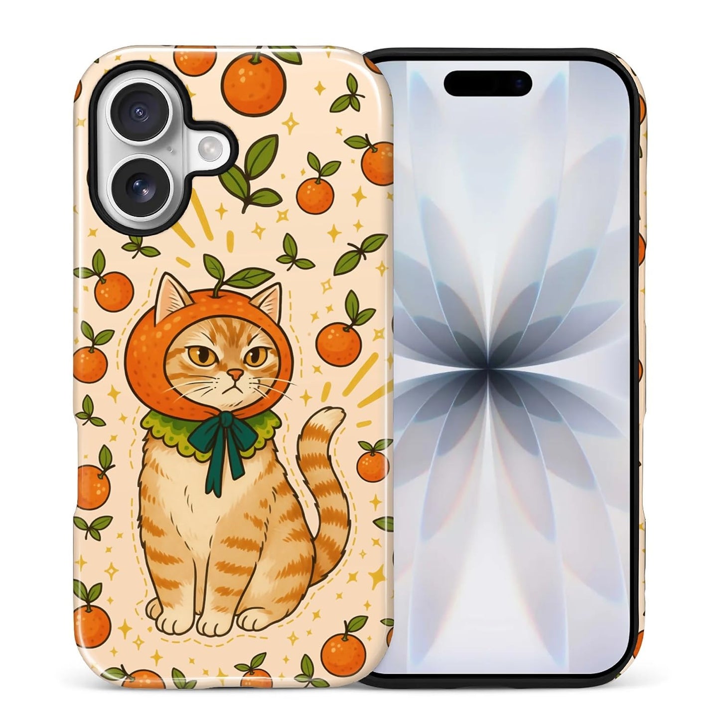 Case for iPhone 15, Shockproof Hybrid Protective Phone Case, Dual-Layer Drop Protection Anti-Scratch, Cozy Cats