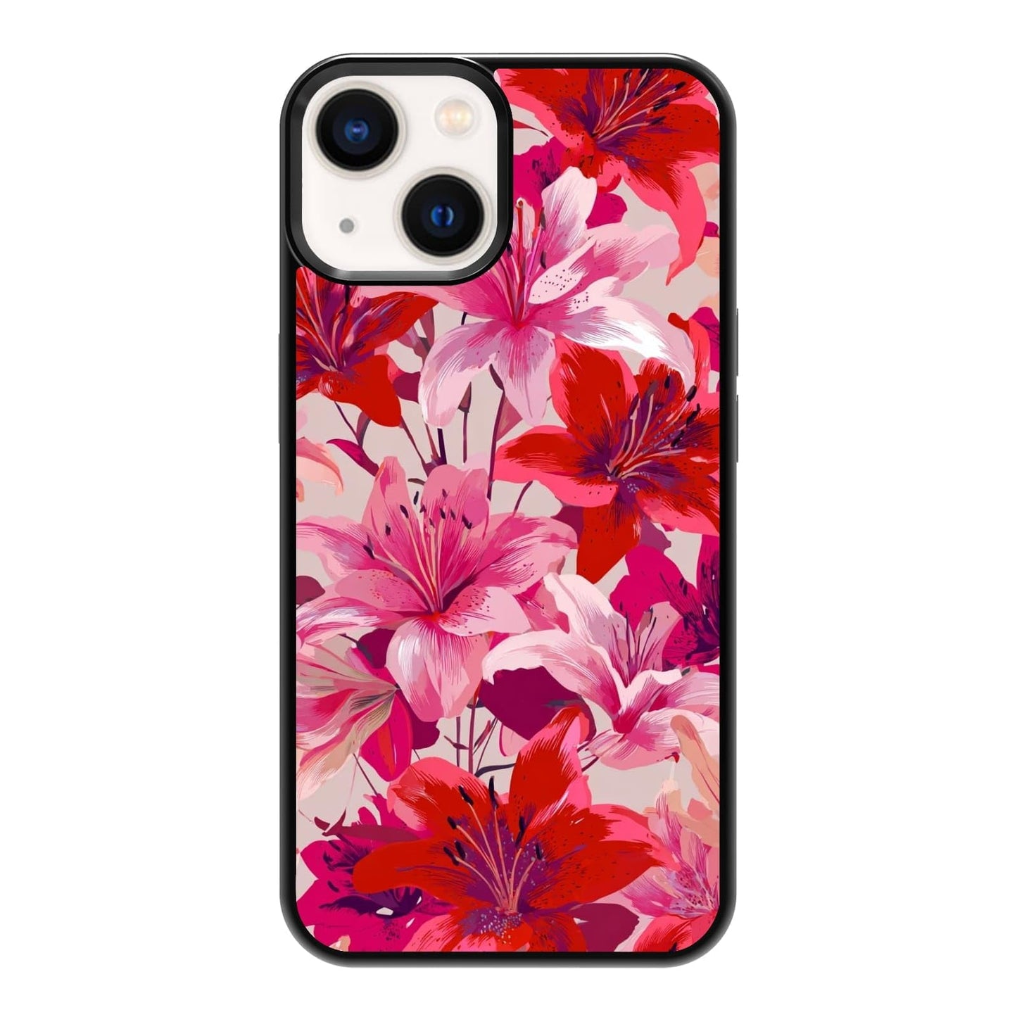 Nature Stained Glass Green Forest Tree Sunlight Phone Case, Shockproof Protective Cover for iPhone 11 12 13 14 15 16 17 Pro Max Plus Mini XR 7 8 SE
