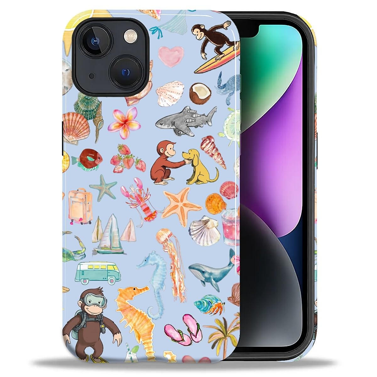 CARLOCA Case for iPhone 16 Pro,Vintage Cat Animal Pet Lover Collage Design Hybrid Dual Protection Soft TPU + Hard PC, Shockproof & Anti-Scratch Cover Men Women Stylish Protective Phone Case