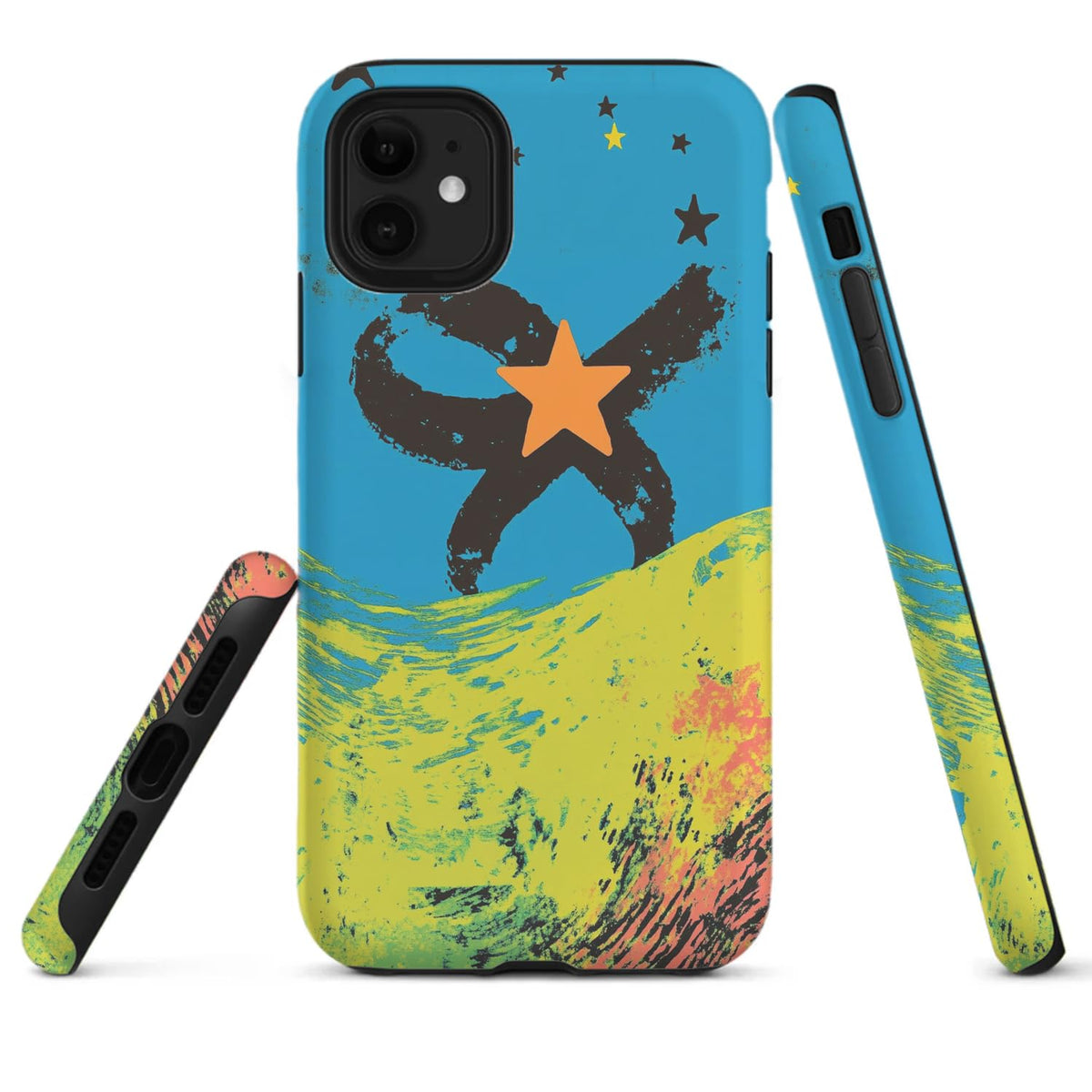 Raindrops Potted Plants Phone Case Compatible with iPhone 16 15 14 13 12 Compatible with Samsung Galaxy S25 S24 S21 Ultra FE S22 Dual Layer Sturdy Shockproof Full Protection