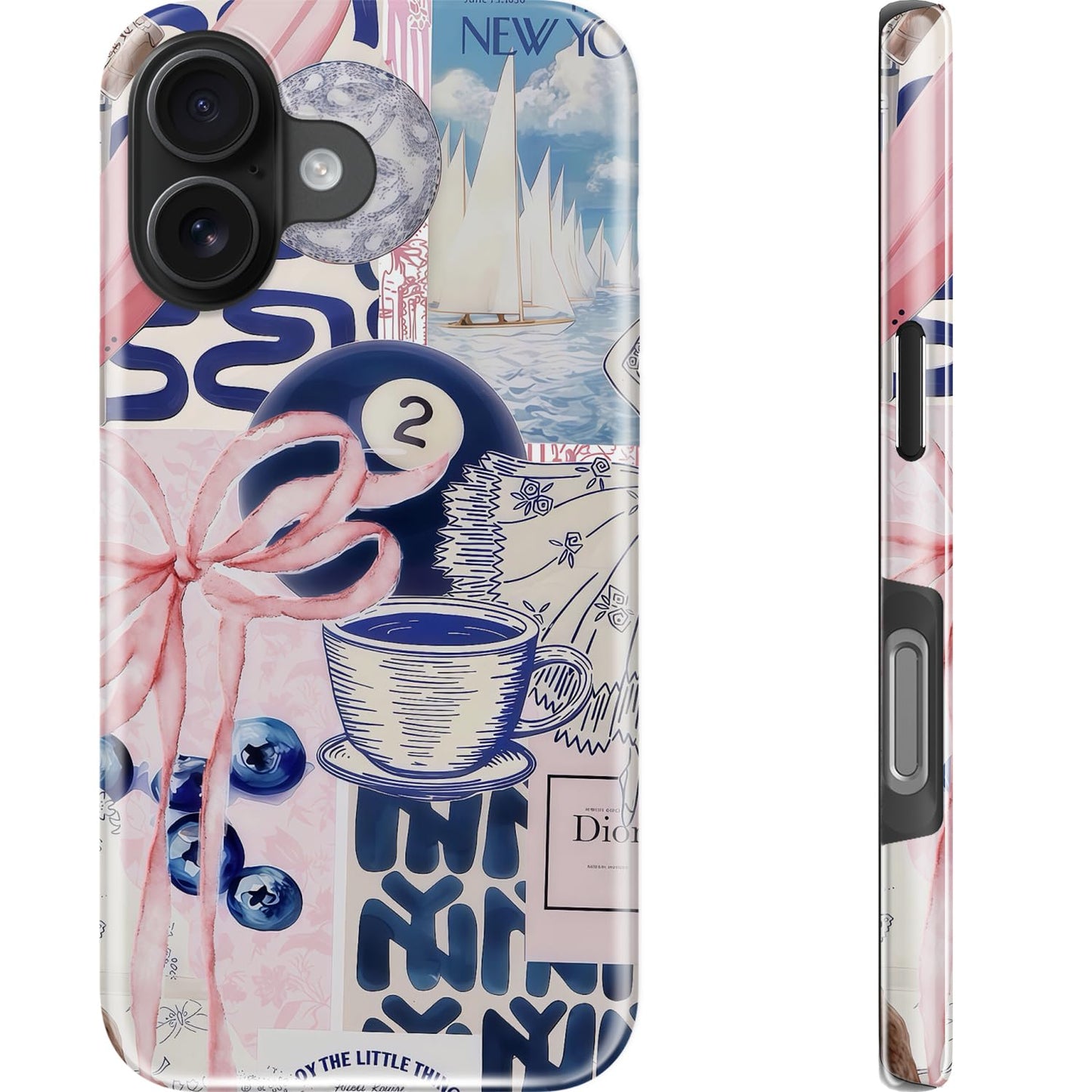 Goodon for iPhone 15 Pro Max Case, Cute Preppy Floral, MagSafe Compatible | Dual-Layer Hard Shell & Silicone, Wireless Charging, Slim Fit Phone Cover with Wildflower Designs for Women Girls