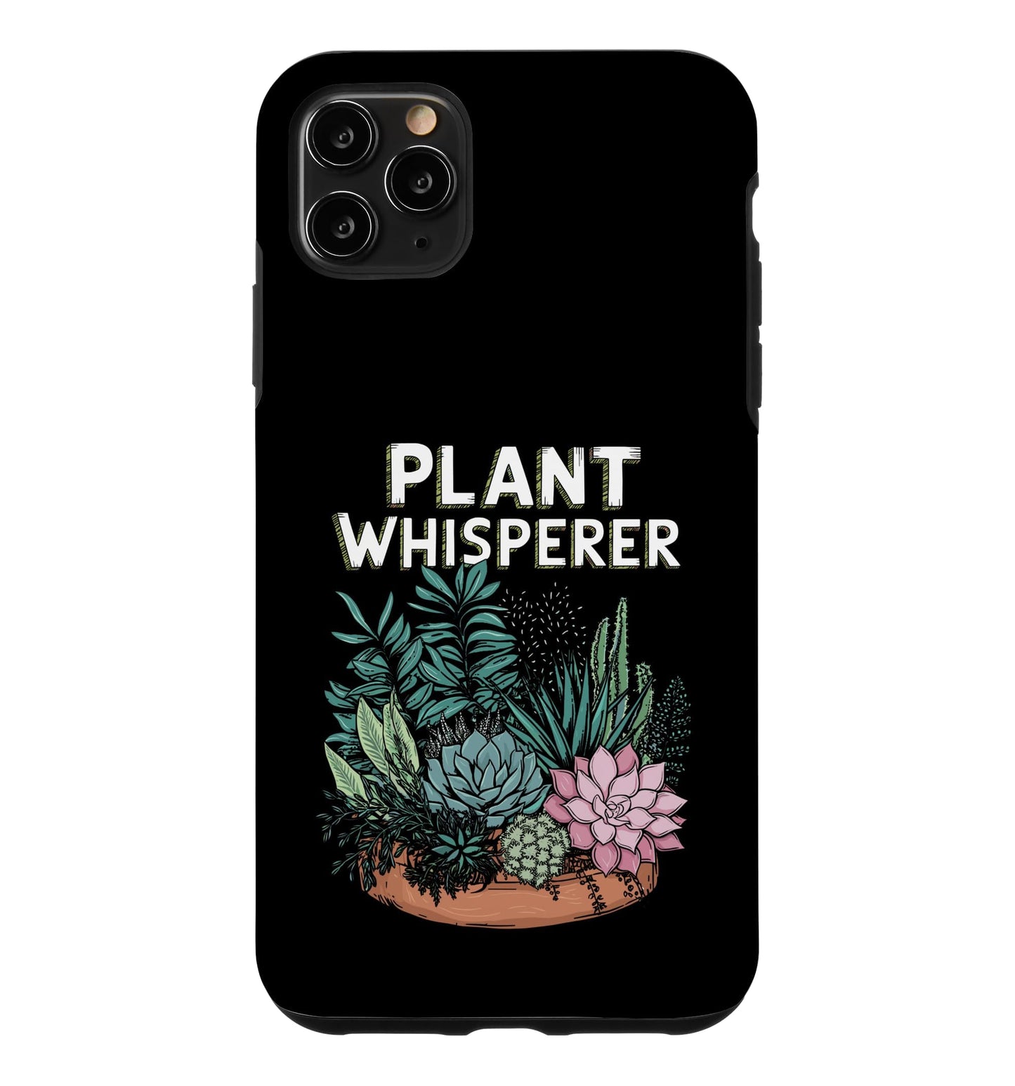 Retro Plant Whisperer Nature Case for iPhone 15