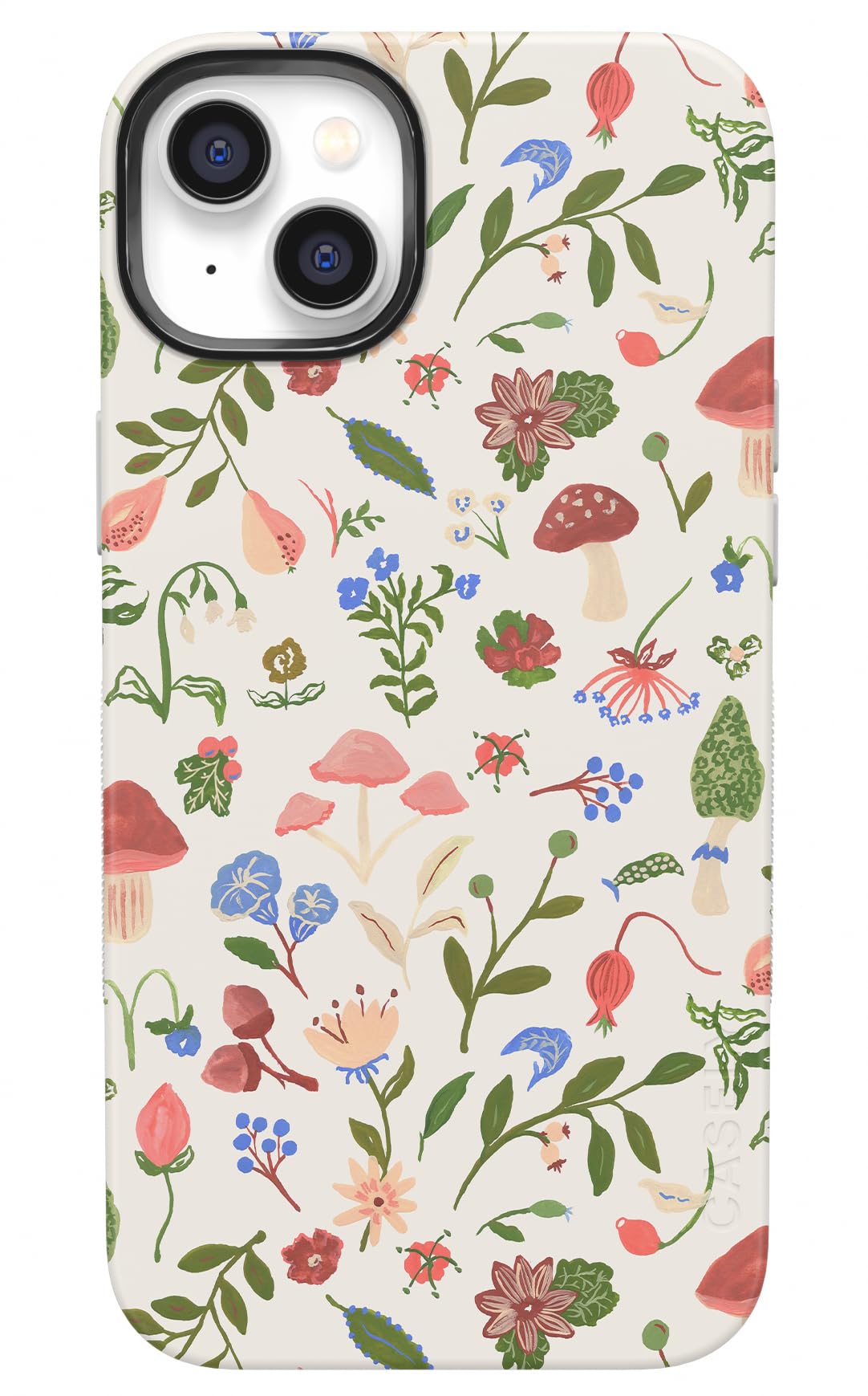Casely iPhone 14 Case | Hanging Around | Potted Plants Floral | Bold Protective Design | Compatible with MagSafe