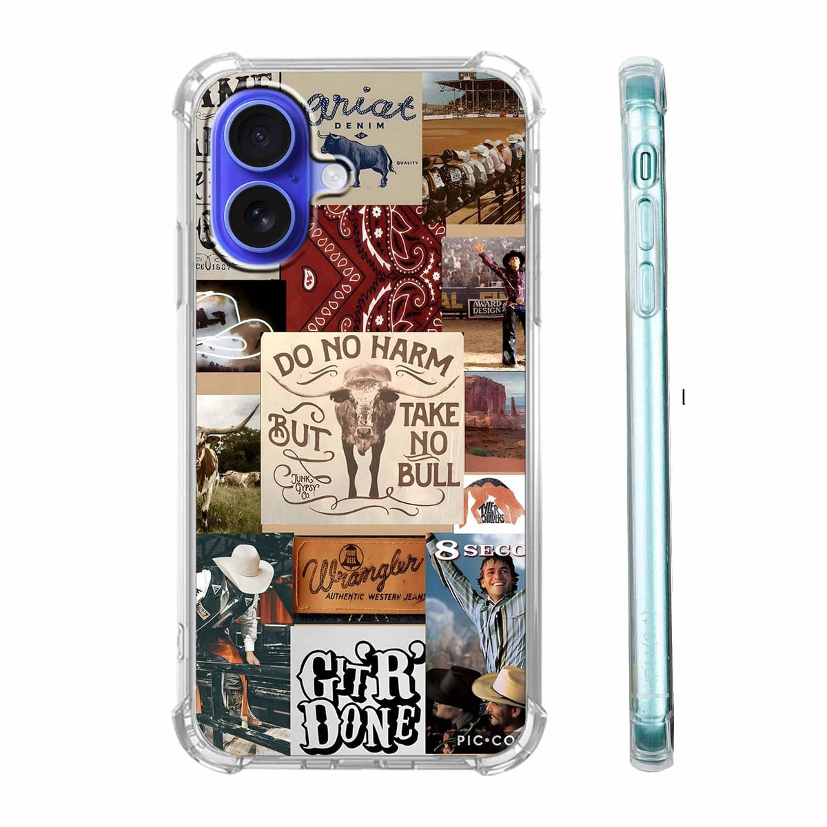 Christmas Aesthetic Case for iPhone 16,Winter Holiday Elements Collage Case for Kids,Soft TPU Bumper Case Compatible with iPhone 16,6.1"