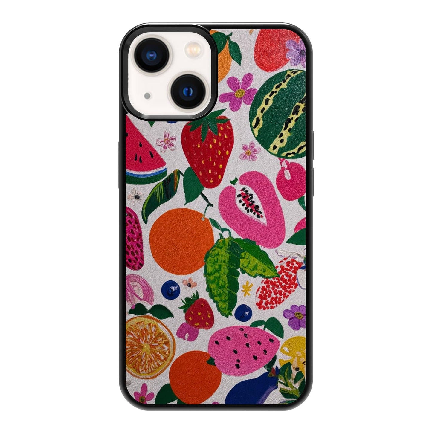 Lush Garden Wildflower Field Green Botanical Nature Aesthetic Phone Case, Shockproof Protective Cover for iPhone 11 12 13 14 15 16 17 Pro Max Plus Mini XR 7 8 SE