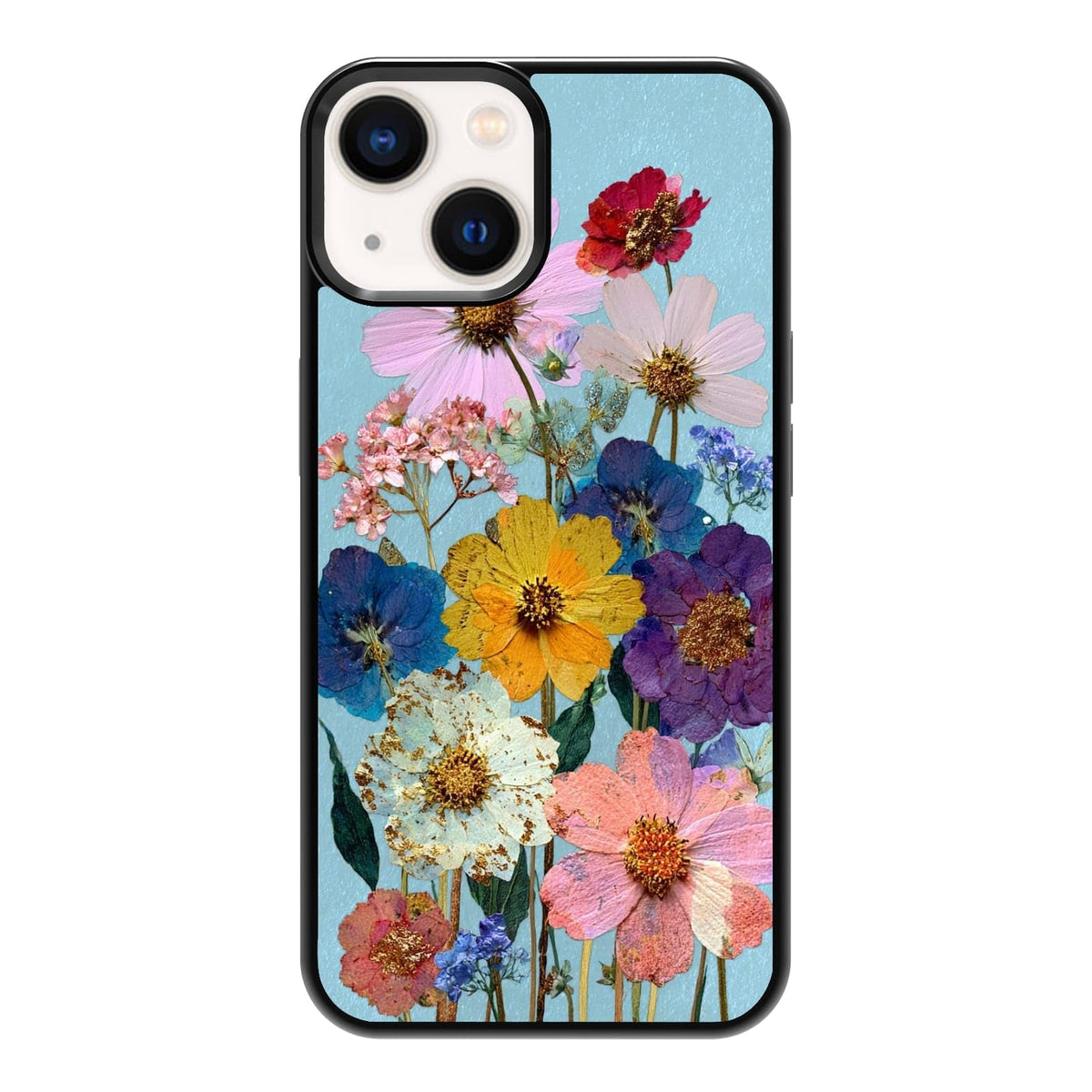 Vintage Green Herb Botanical Leaf Sketch Nature Phone Case, Shockproof Protective Cover for iPhone 11 12 13 14 15 16 17 Pro Max Plus Mini XR 7 8 SE