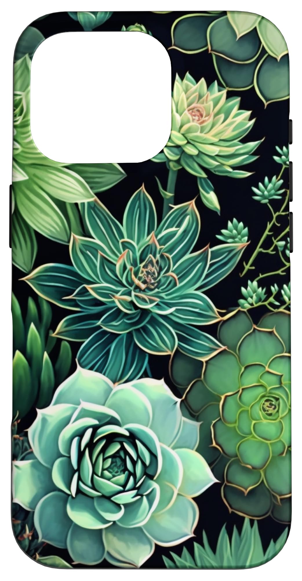 Succulent Plant Botanical Green Floral Pattern Flower Cactus Case for iPhone Air