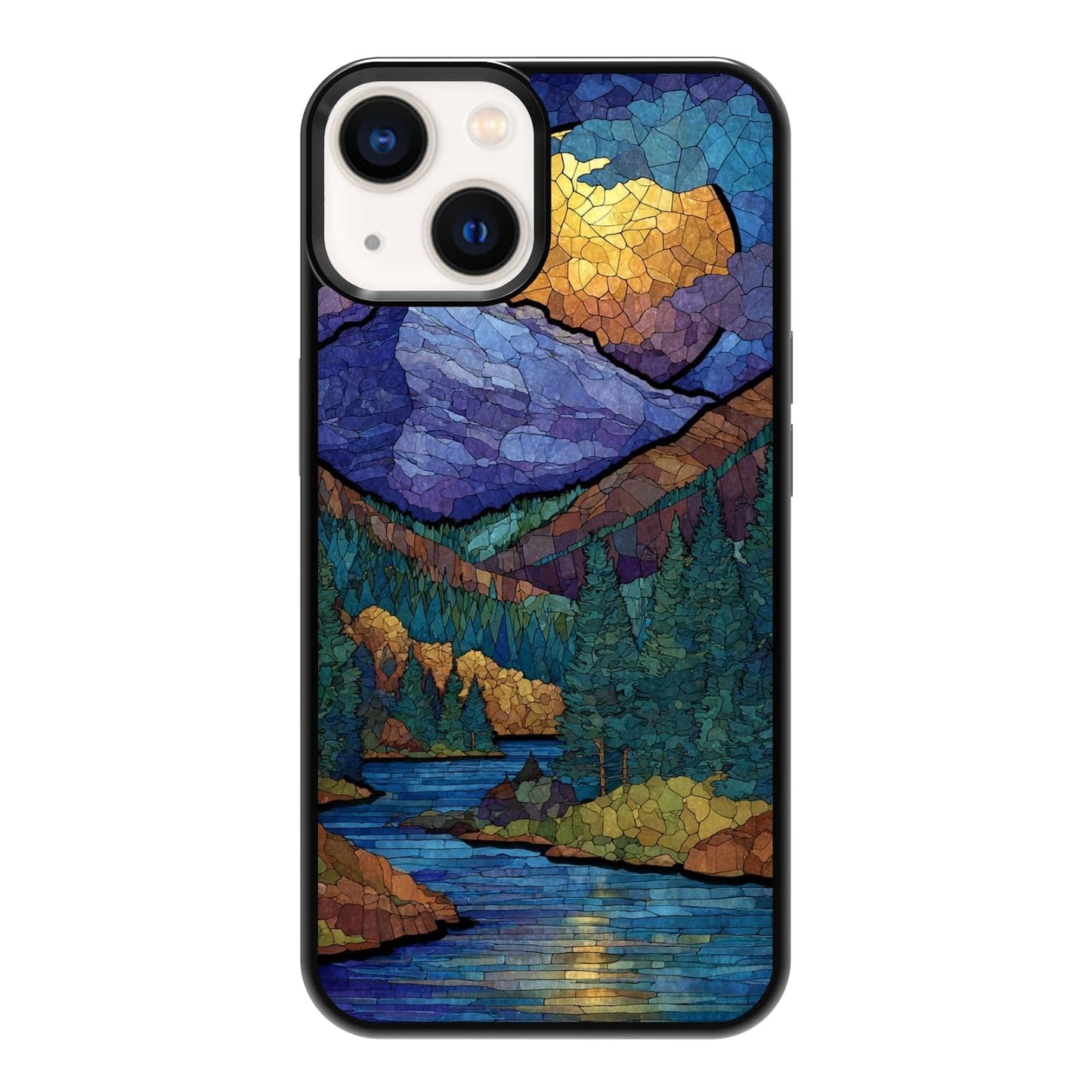 Lush Tropical Monstera Leaves Black Cat Botanical Art Phone Case, Shockproof Protective Cover for iPhone 11 12 13 14 15 16 17 Pro Max Plus Mini XR 7 8 SE