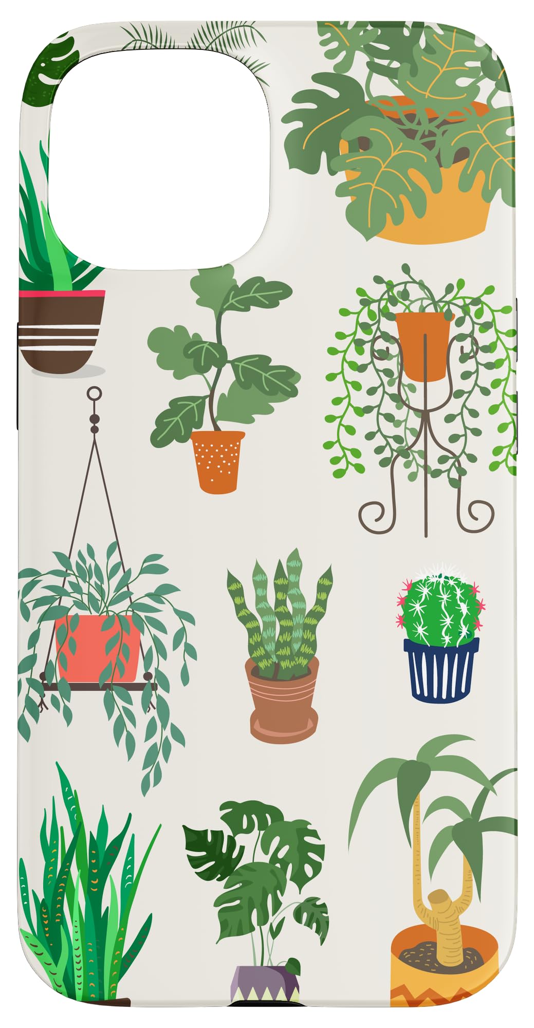 Indoor and Outdoor Plant Illustrations | Boho Nature Art Case for iPhone 14