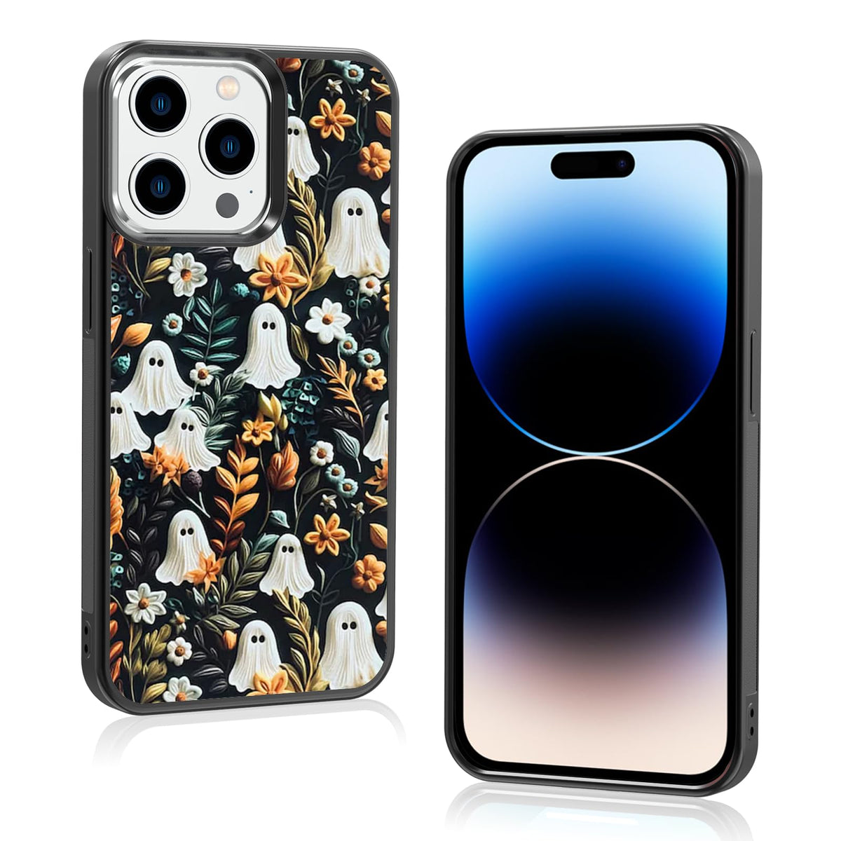 Cute Christmas Tree Bow Phone Case: Kawaii Winter Non-Slip Design Compatible with iPhone 13./14 Case for Women & Girl（14）