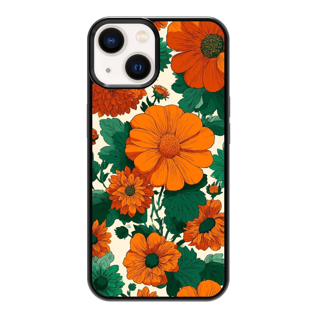 Vintage Black and White Botanical Cactus Agave Desert Nature Phone Case, Shockproof Protective Cover for iPhone 11 12 13 14 15 16 17 Pro Max Plus Mini XR 7 8 SE