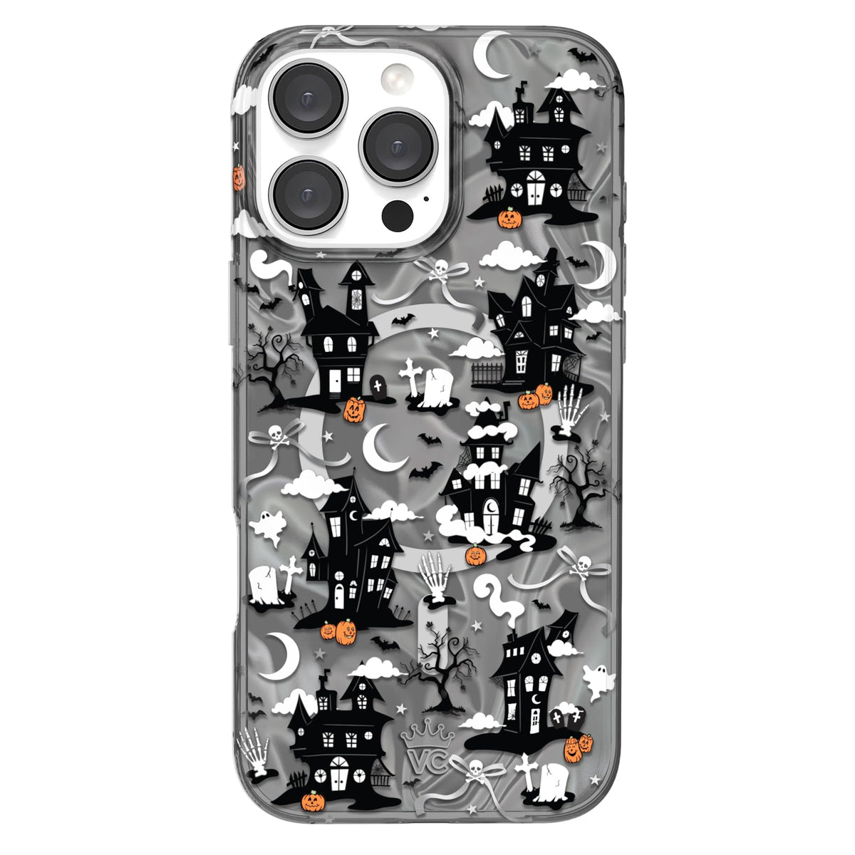 VELVET CAVIAR Christmas Phone Case for iPhone 16 - Compatible with MagSafe [10ft Drop Tested] - Holiday Peppermint Glitter Winter Theme
