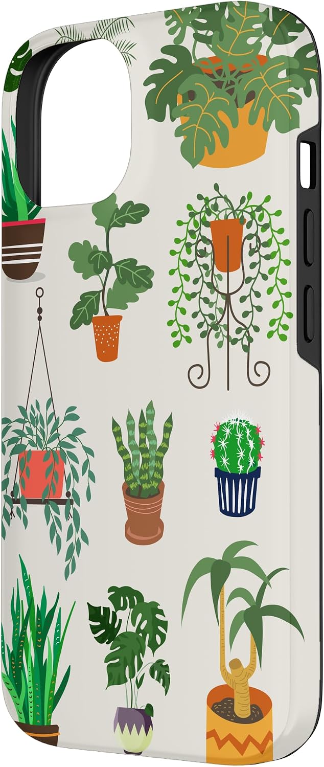 Indoor and Outdoor Plant Illustrations | Boho Nature Art Case for iPhone 14