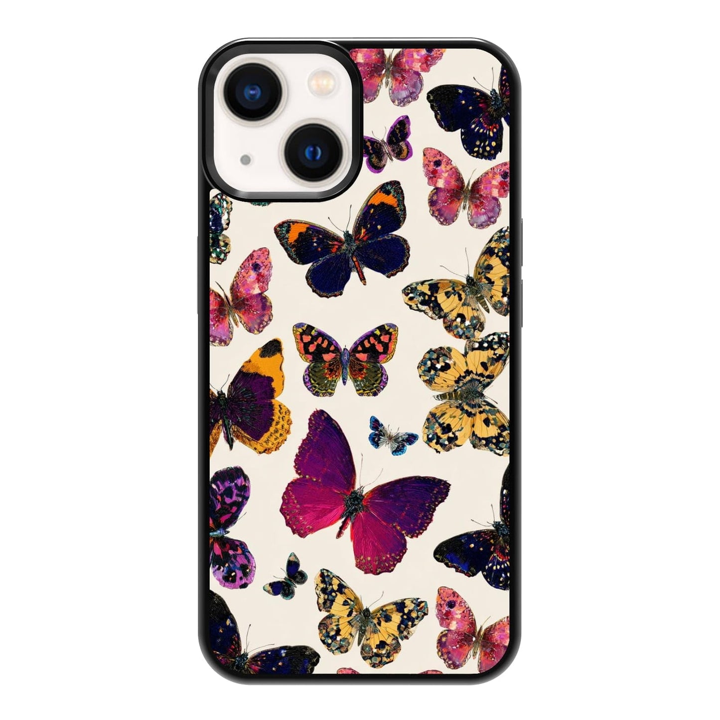 Elegant Forest Green Botanical Leaf and Plant Illustration Phone Case, Shockproof Protective Cover for iPhone 11 12 13 14 15 16 17 Pro Max Plus Mini XR 7 8 SE