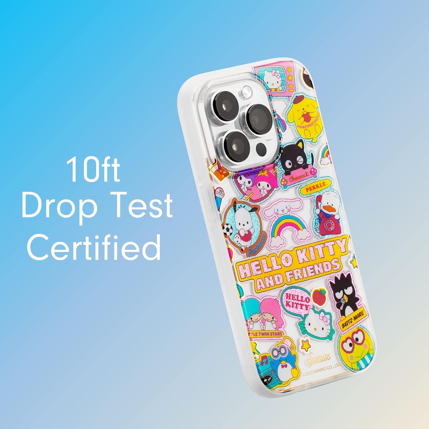 Sonix x Sanrio Case for iPhone 14 Pro Max | Compatible with MagSafe | 10ft Drop Tested | Hello Kitty and Friends Stickers