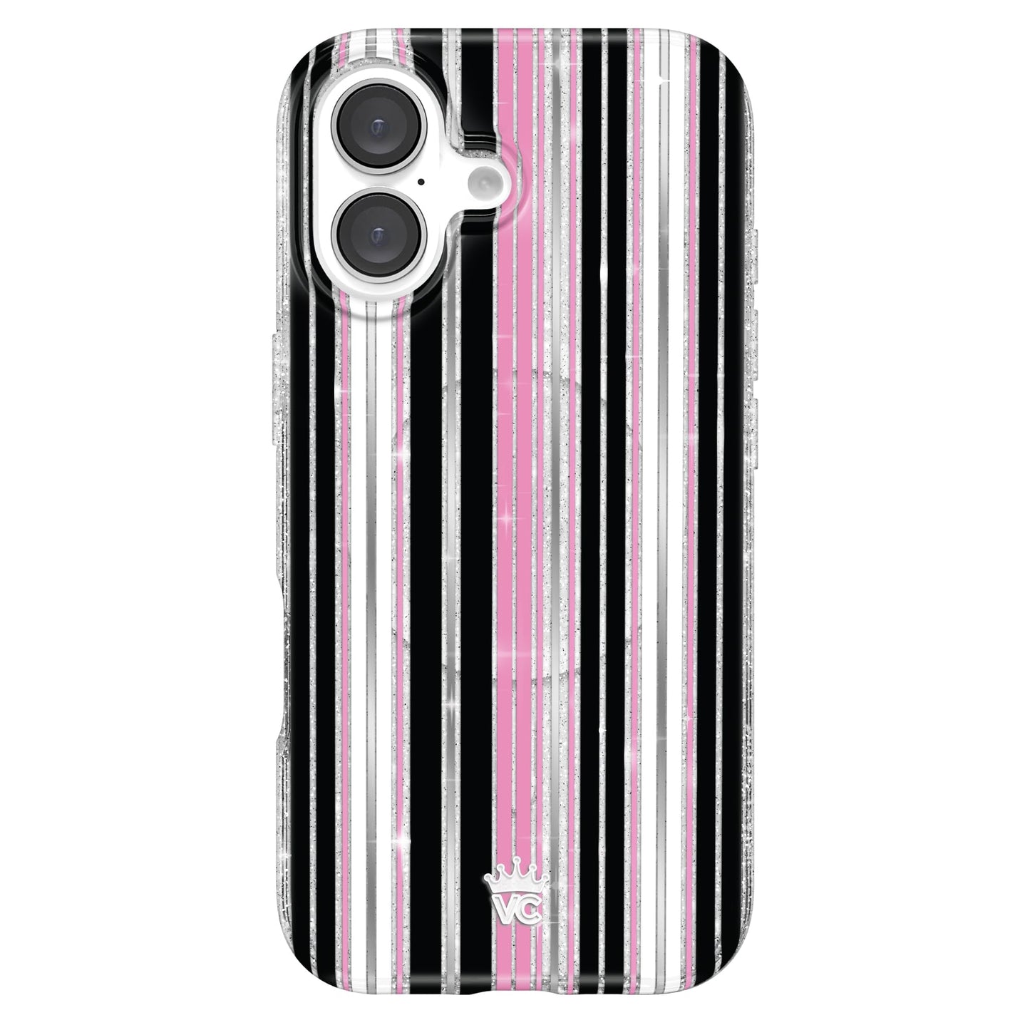 VELVET CAVIAR Christmas Phone Case for iPhone 16 - Compatible with MagSafe [10ft Drop Tested] - Holiday Peppermint Glitter Winter Theme