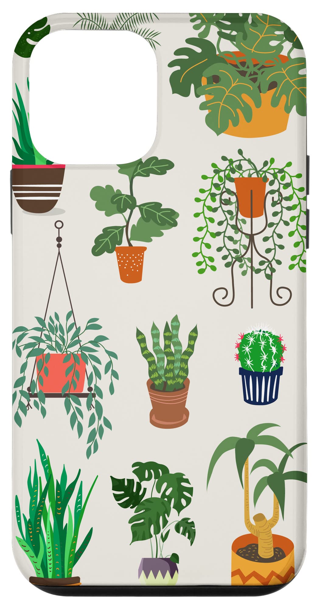 Indoor and Outdoor Plant Illustrations | Boho Nature Art Case for iPhone 14