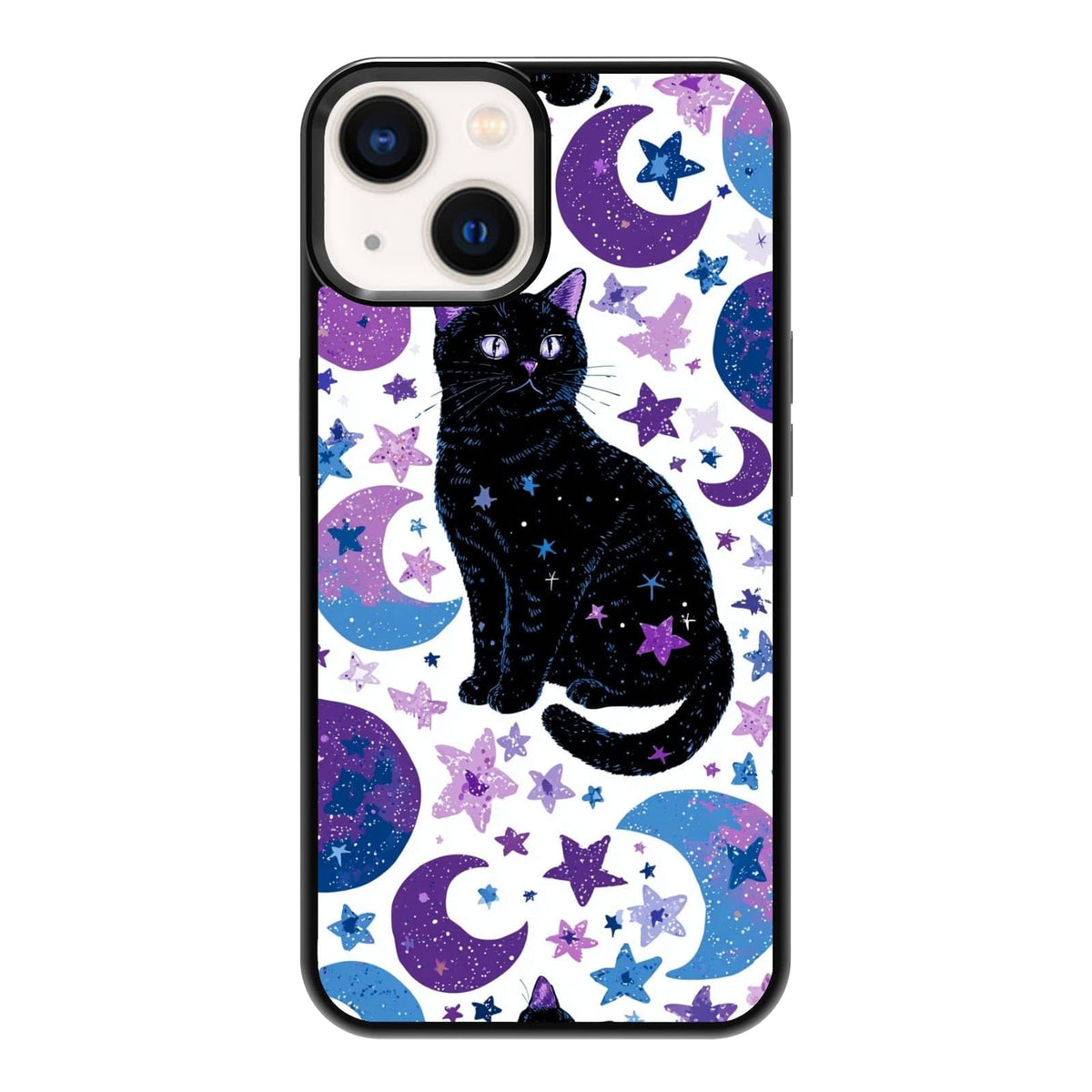 Plant Lover Black Cat Houseplants Indoor Garden Aesthetic Phone Case, Shockproof Protective Cover for iPhone 11 12 13 14 15 16 17 Pro Max Plus Mini XR 7 8 SE