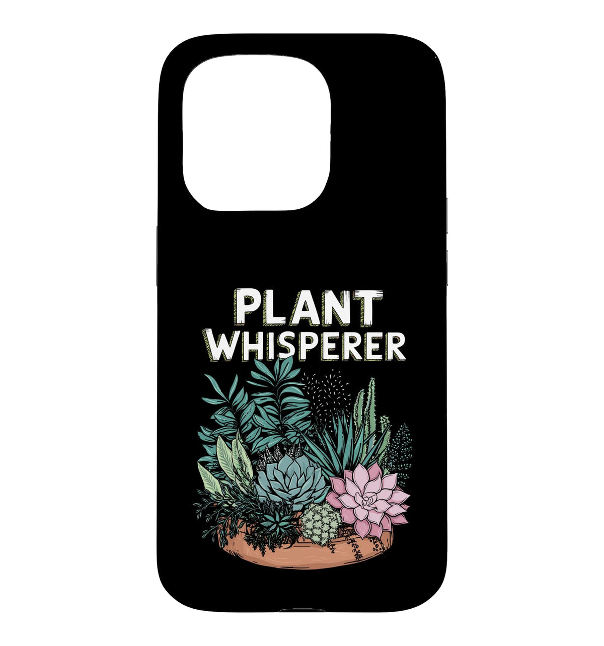 Retro Plant Whisperer Nature Case for iPhone 15