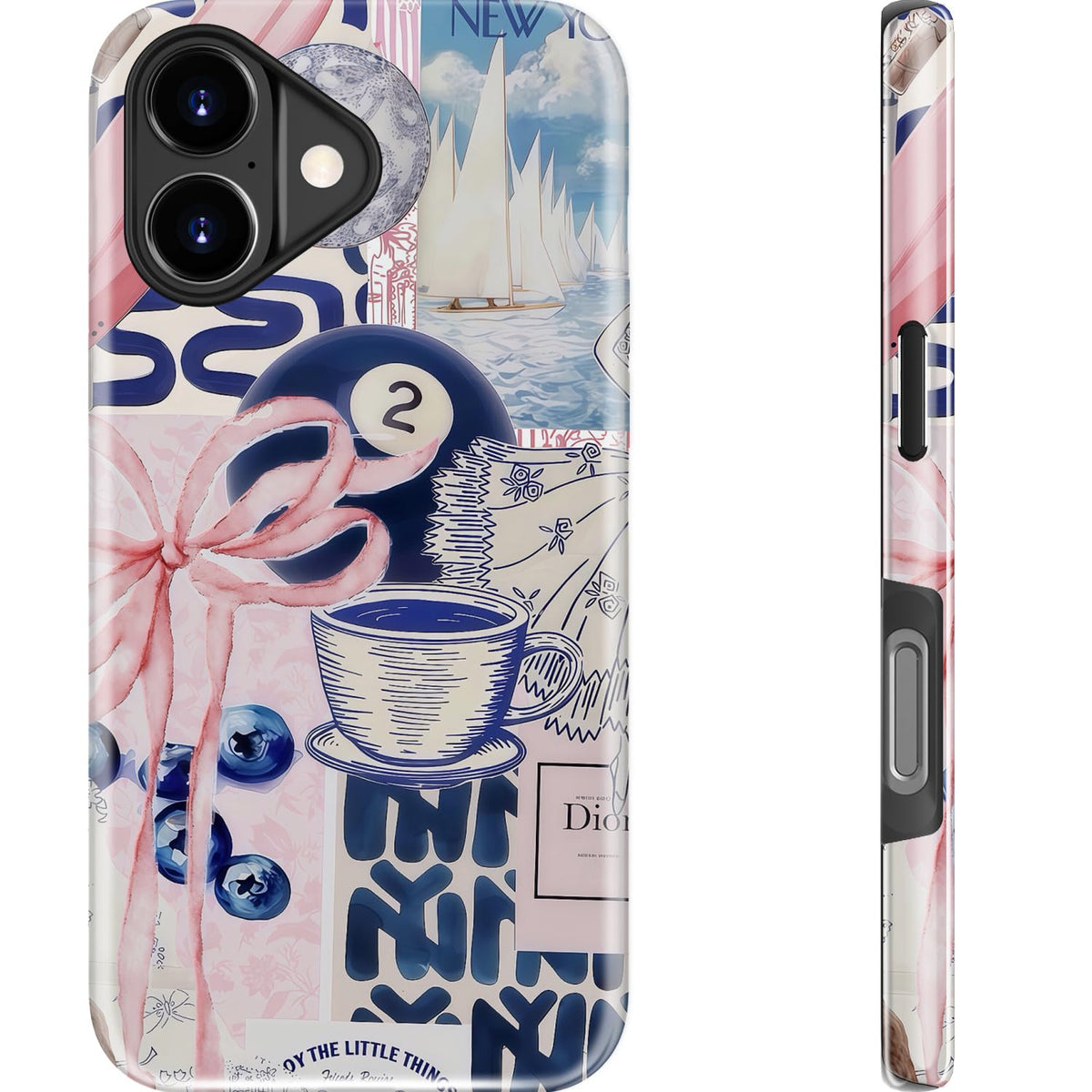 Goodon for iPhone 15 Pro Max Case, Cute Preppy Floral, MagSafe Compatible | Dual-Layer Hard Shell & Silicone, Wireless Charging, Slim Fit Phone Cover with Wildflower Designs for Women Girls