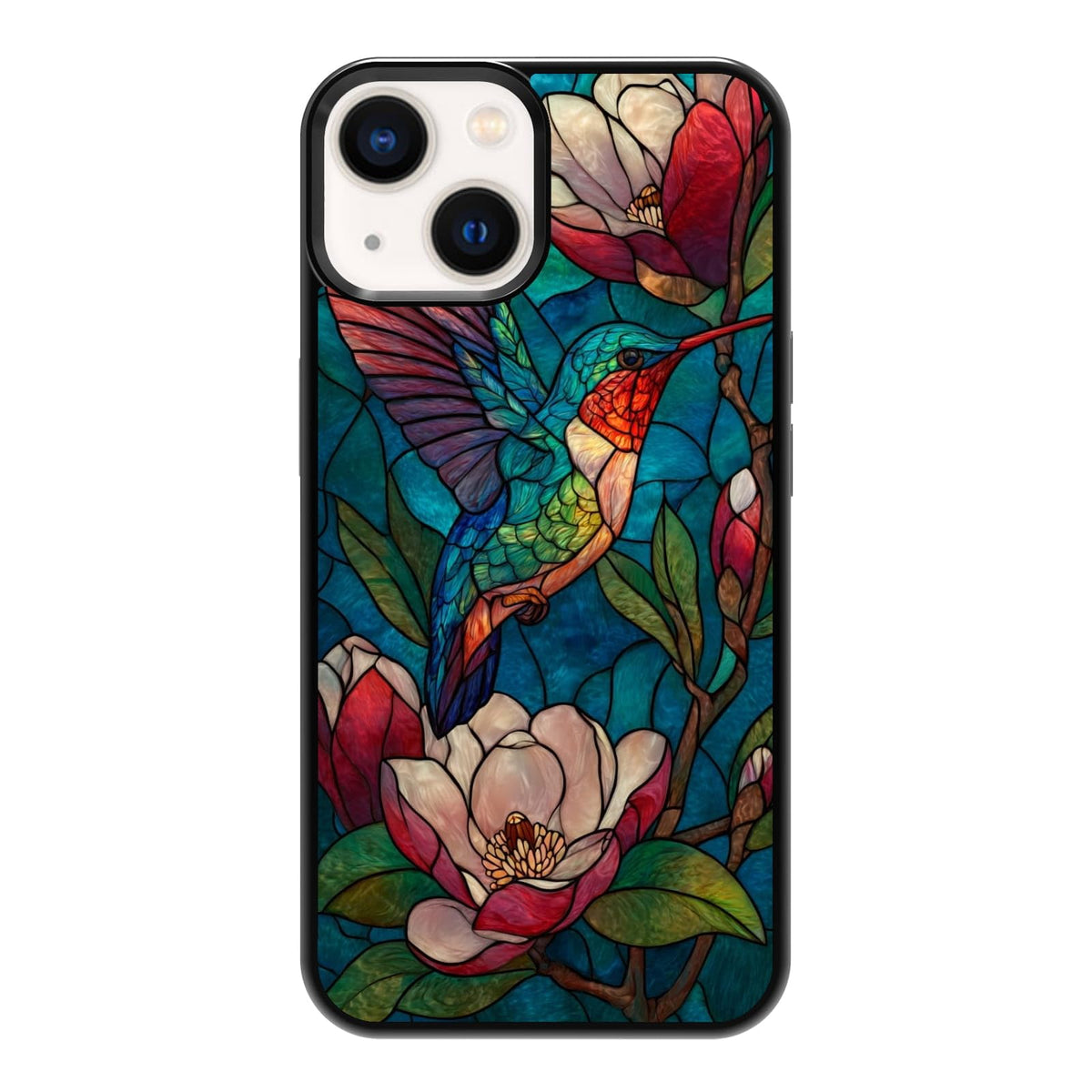 Lush Garden Wildflower Field Green Botanical Nature Aesthetic Phone Case, Shockproof Protective Cover for iPhone 11 12 13 14 15 16 17 Pro Max Plus Mini XR 7 8 SE