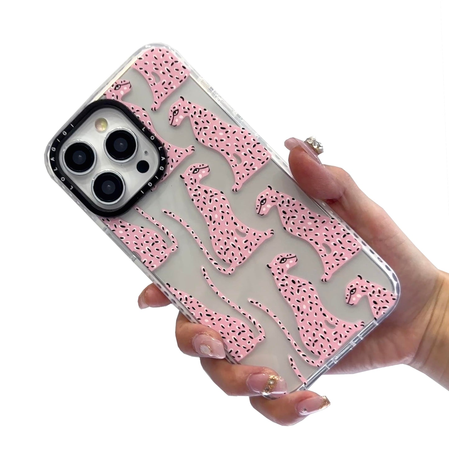 Case for iPhone 16 Pro Max Purple Cute Puppy Dog Animal Print | Kawaii Aesthetic Girly Design, Supports Wireless Charging, Shockproof Protection Soft TPU Phone Cover, 6.9"