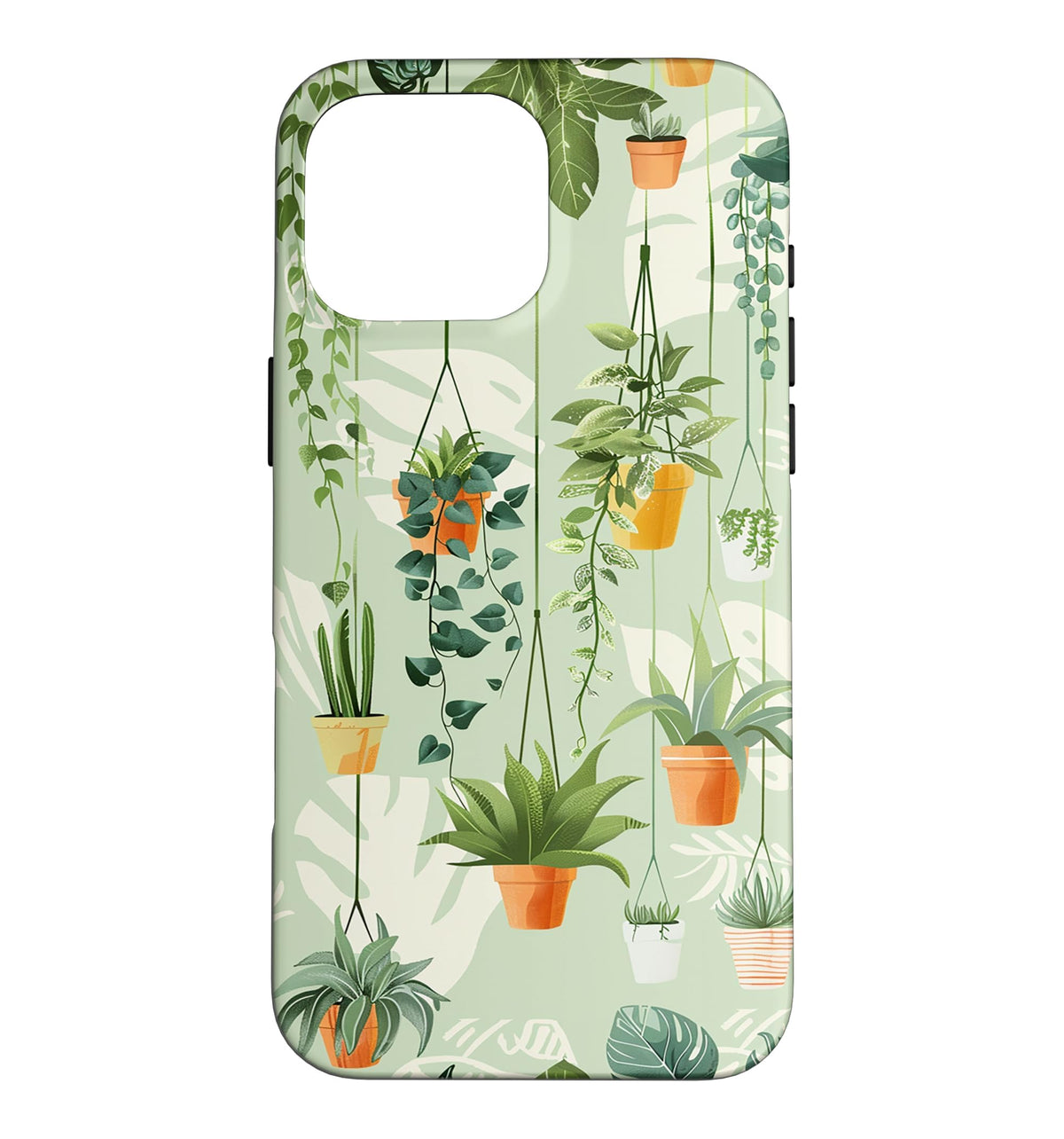 Potted Plants Botanical Gardening Case for iPhone 16