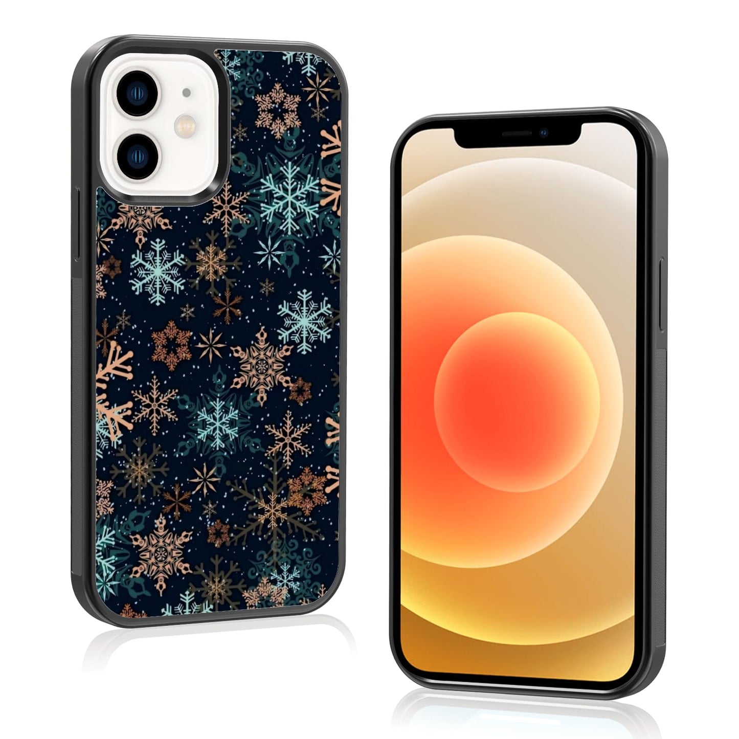 Cute Christmas Tree Bow Phone Case: Kawaii Winter Non-Slip Design Compatible with iPhone 13./14 Case for Women & Girl（14）