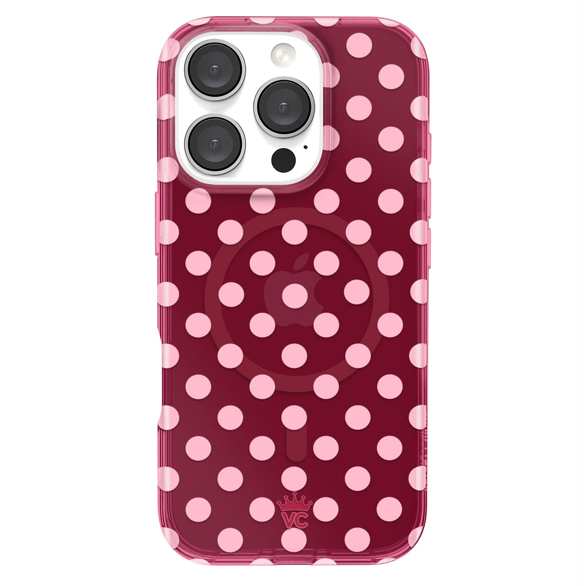 VELVET CAVIAR Christmas Phone Case for iPhone 16 - Compatible with MagSafe [10ft Drop Tested] - Holiday Peppermint Glitter Winter Theme