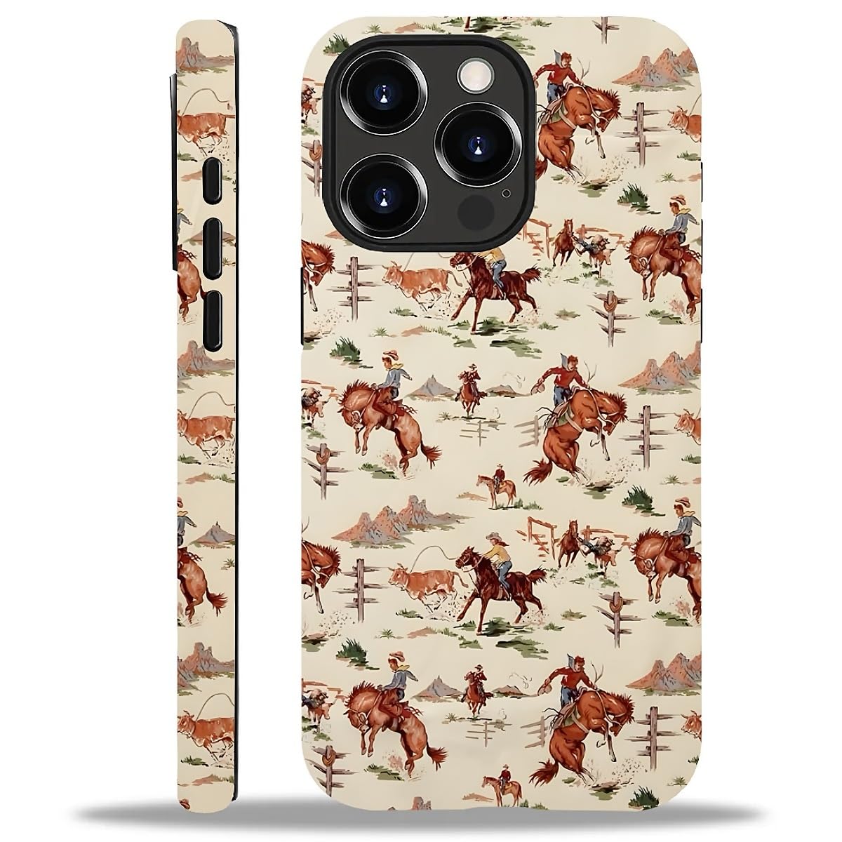 Case for iPhone 16 Pro Max,Aesthetic Frog Pond Splice Exquisitely Pattern Double Protective Phone Cover Cases Soft Silicone for iPhone 16 Pro Max