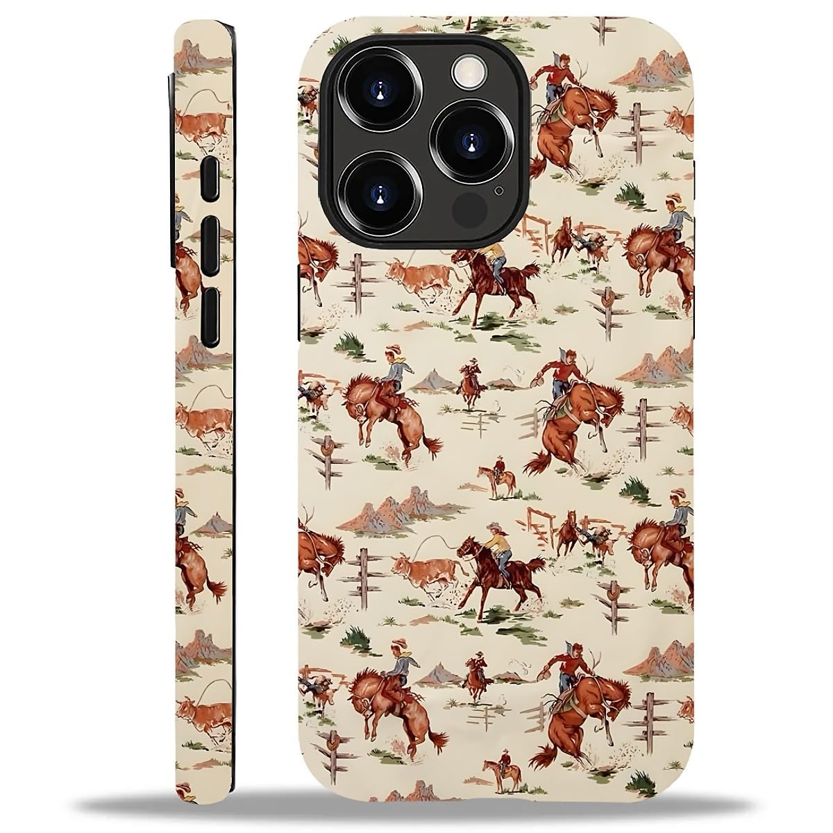 Case for iPhone 16 Pro Max,Aesthetic Frog Pond Splice Exquisitely Pattern Double Protective Phone Cover Cases Soft Silicone for iPhone 16 Pro Max