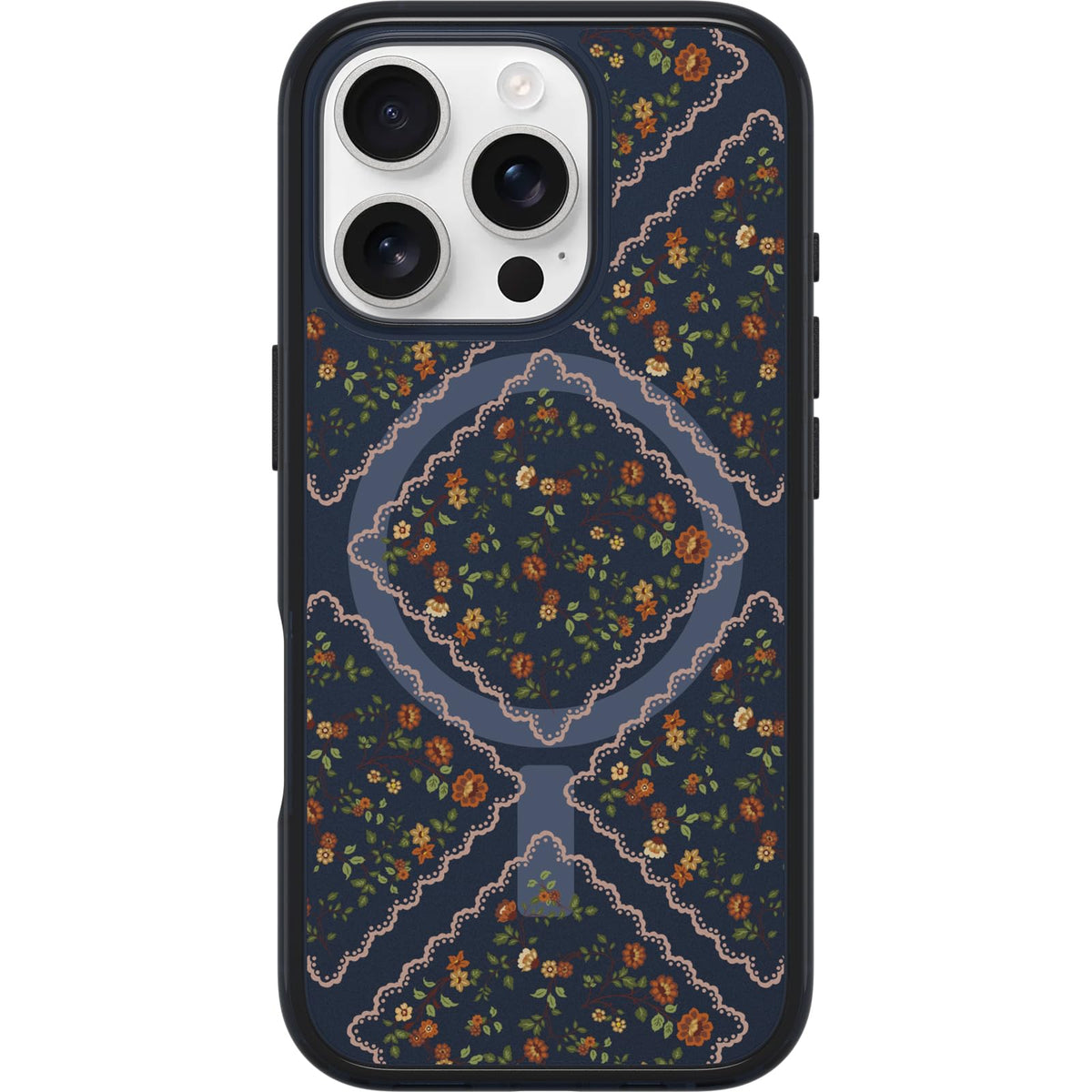 OtterBox iPhone 16 Pro Symmetry Series Clear Case - Pink Leopard Print | Snaps to MagSafe, Ultra-Sleek, Raised Edges Protect Camera & Screen, Ultra-Thin, Sleek iPhone Case