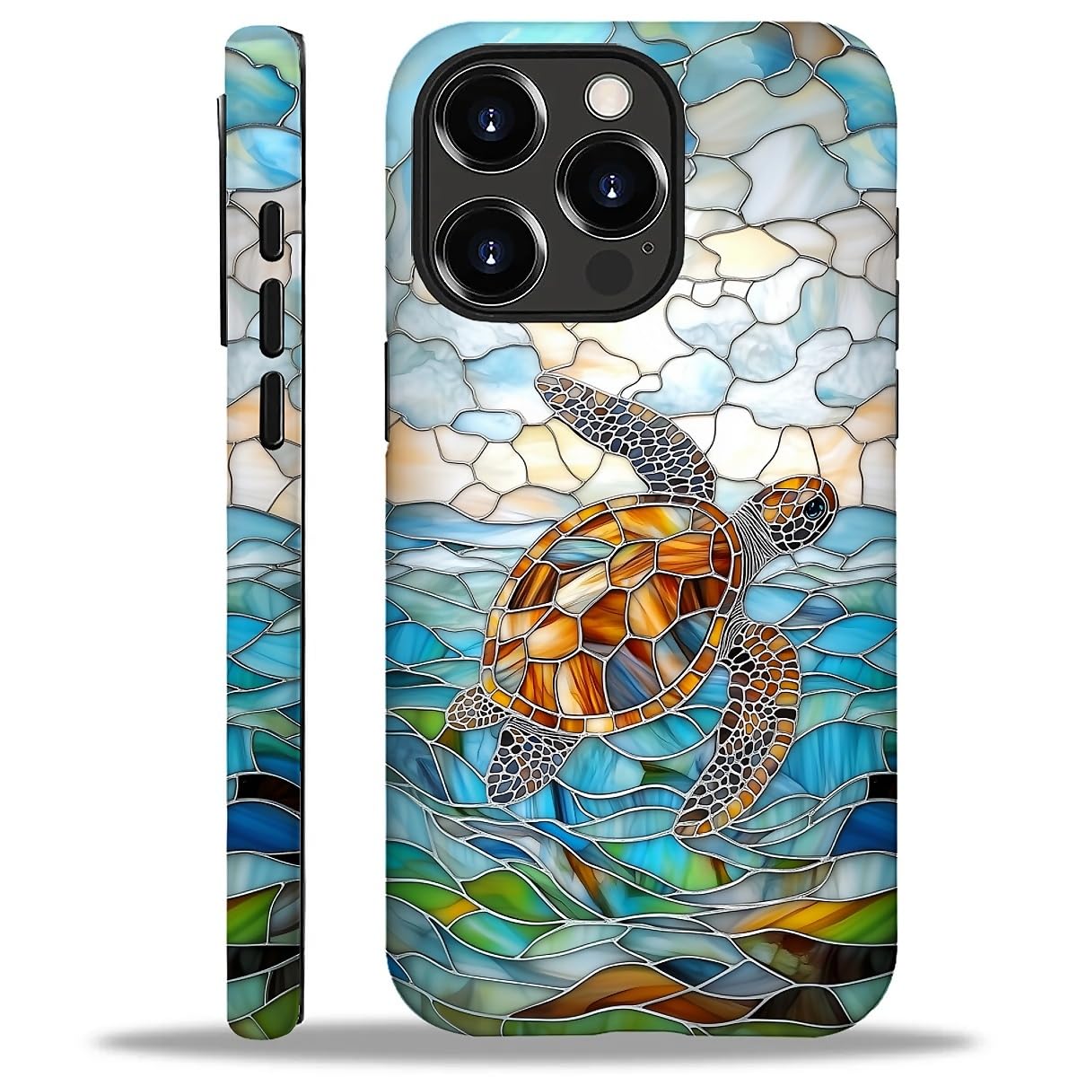 Case Compatible with iPhone 16,Christmas Decorations-Santa Claus Hybrid 2-Layer Hard Shell+Silicone Double Protective Scratch-Resistant Shockproof Case for iPhone 16